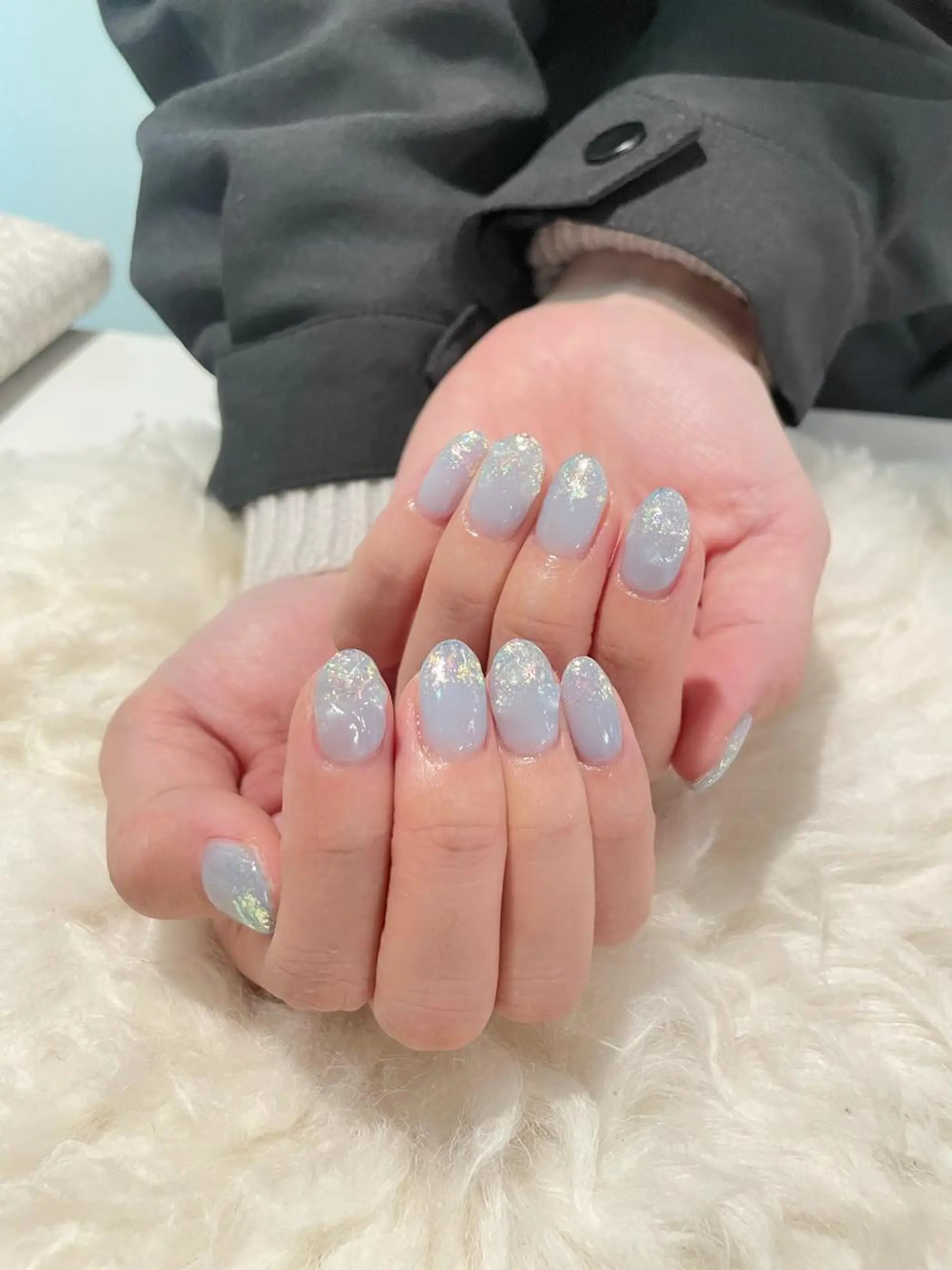ネイル 水色 ハンドネイル D.d Nail Moeのネイルデザイン