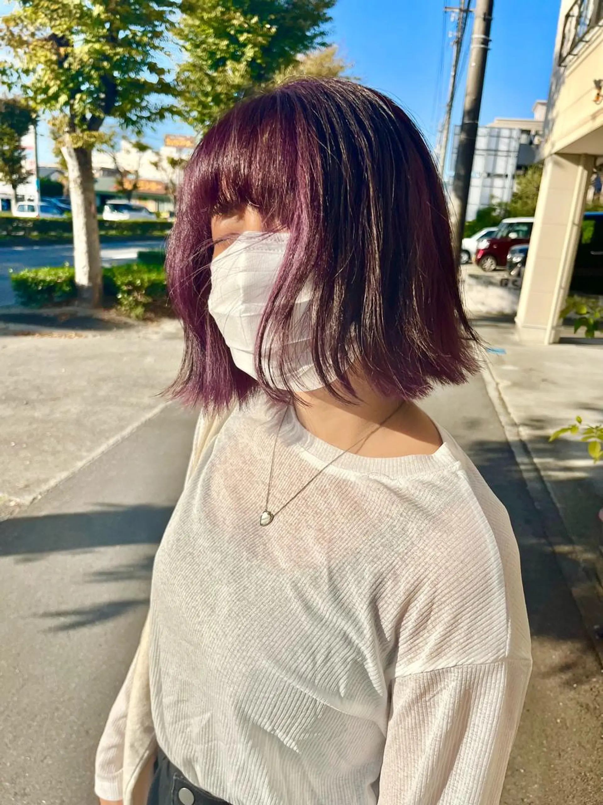 カラー 犬塚 梨花のヘアスタイル