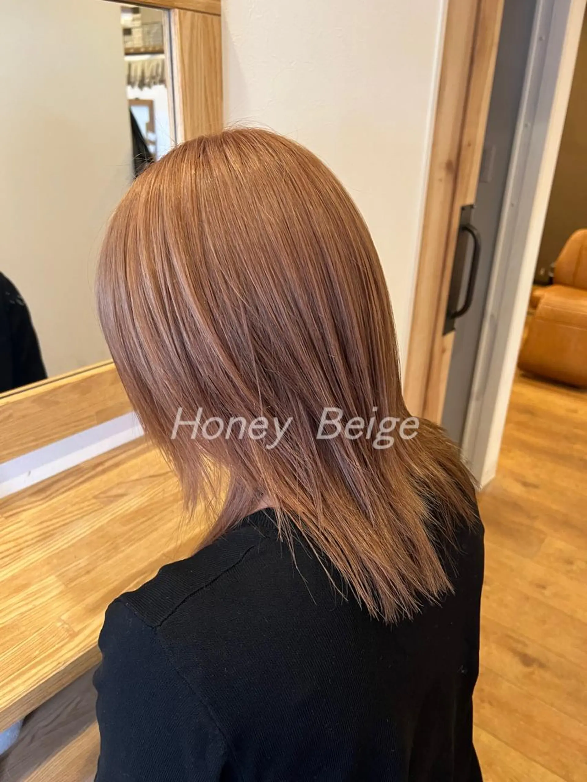 ミディアム ヘアカラー トリートメント 艶ハイトーン‪‪🔆 ️️️安座間 希のヘアスタイル