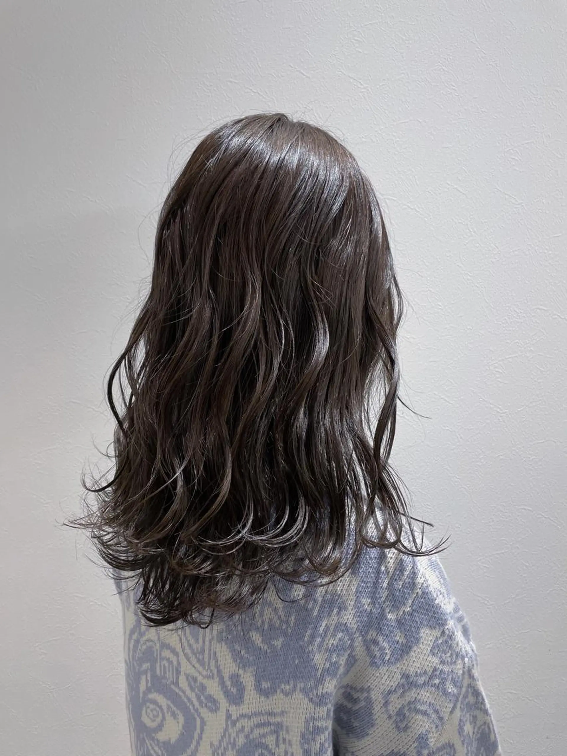 ミディアム カラー 髪質改善/韓国ヘア レイヤー/新宿/ロミのヘアスタイル