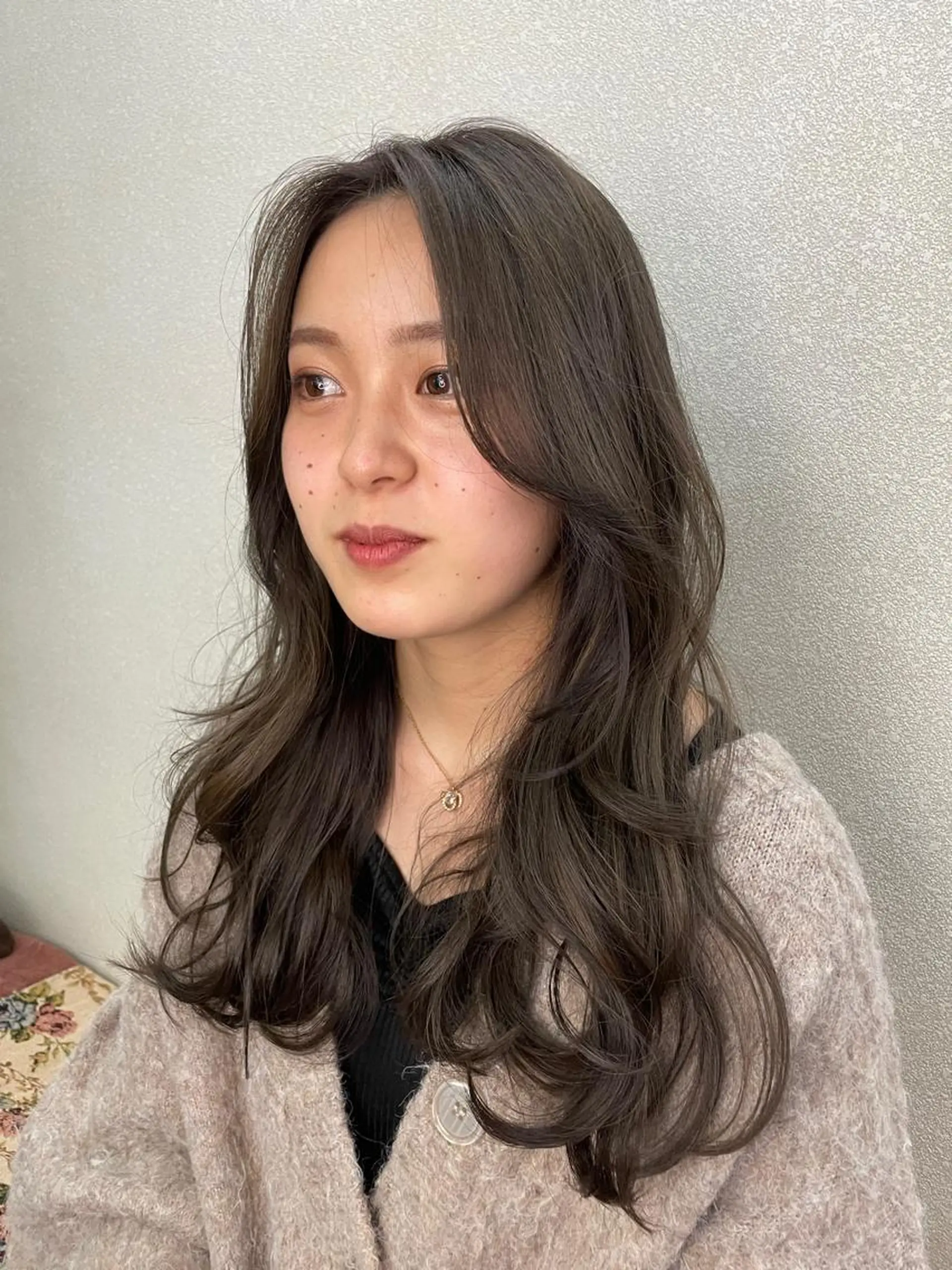 ロング ヘアカラー トリートメント 🦖JIN HAIR DESIGN🦖のヘアスタイル