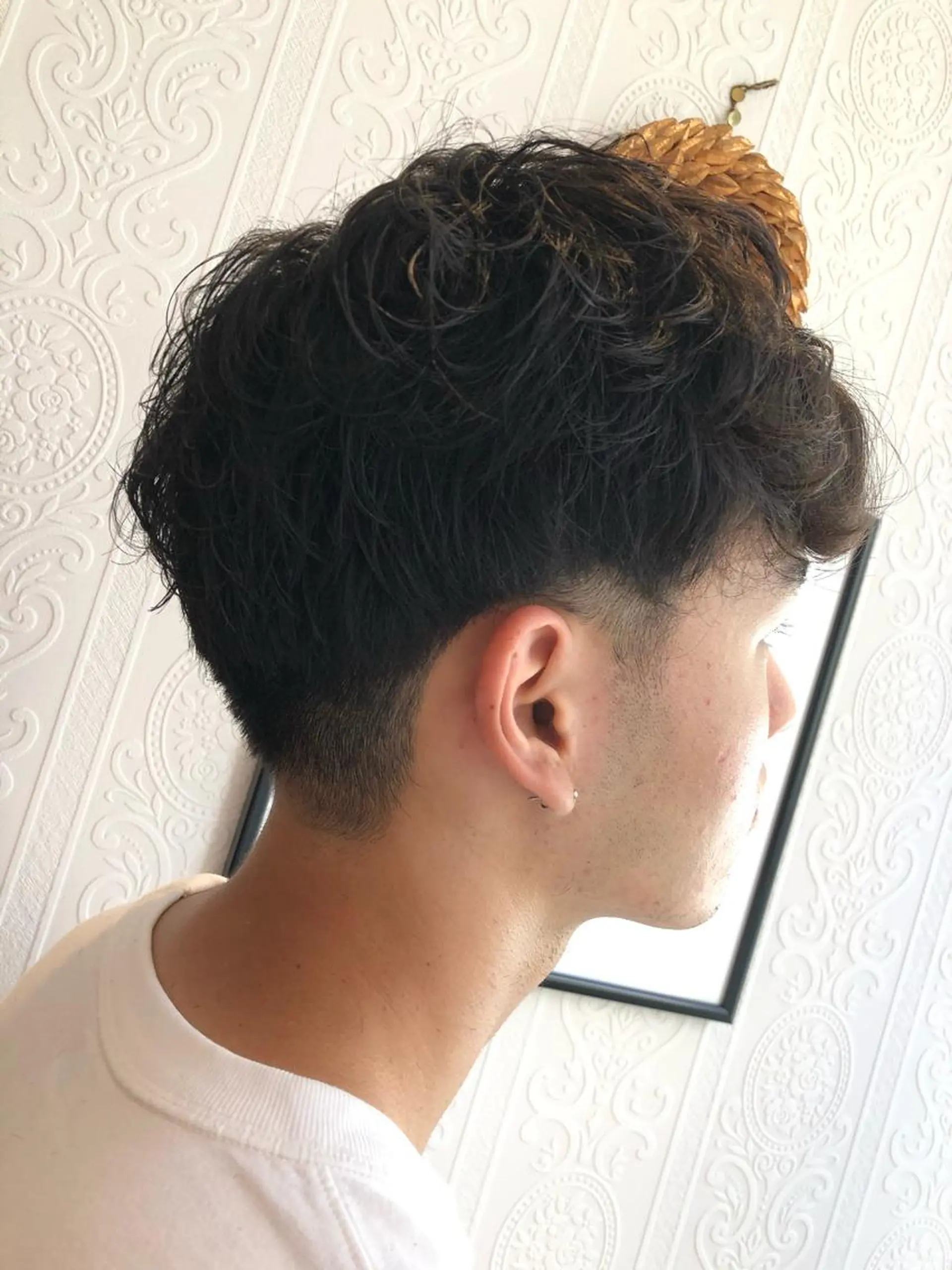 ショート パーマ メンズ 🍀富久 永梨🧸のヘアスタイル