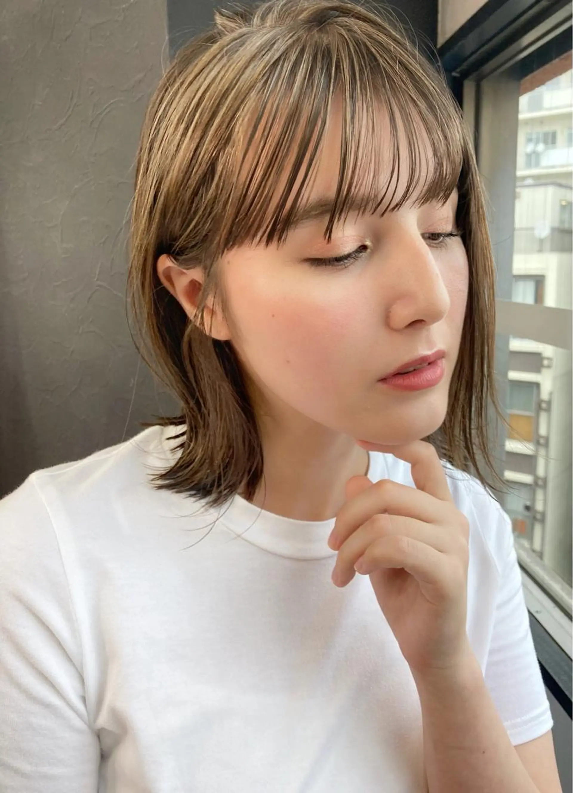 ミディアム レイヤー/メンズ 竹田凪儀のヘアスタイル