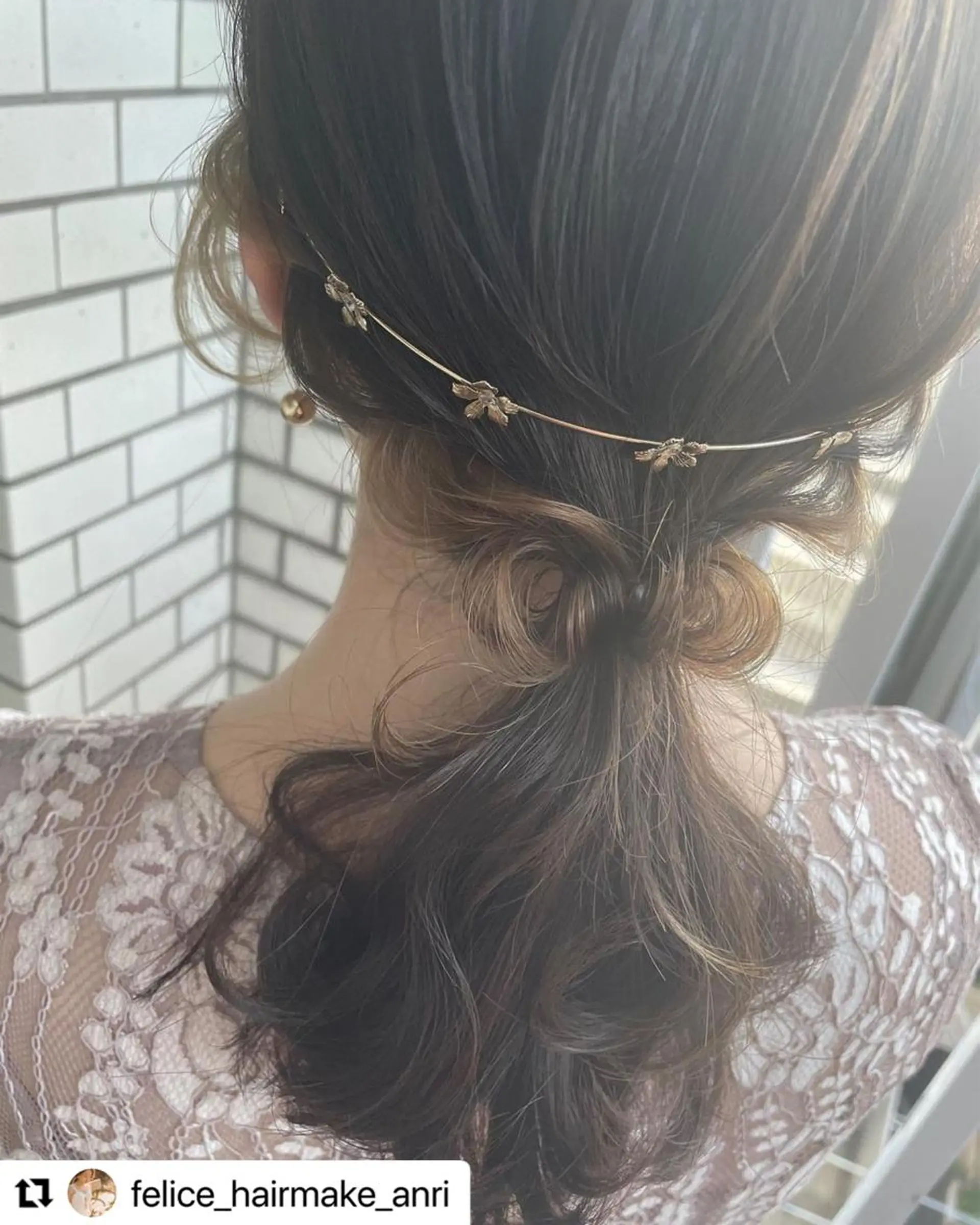 ミディアム ヘアアレンジ キッズ ヘアメイク10年から 美容師💄Anriのヘアスタイル