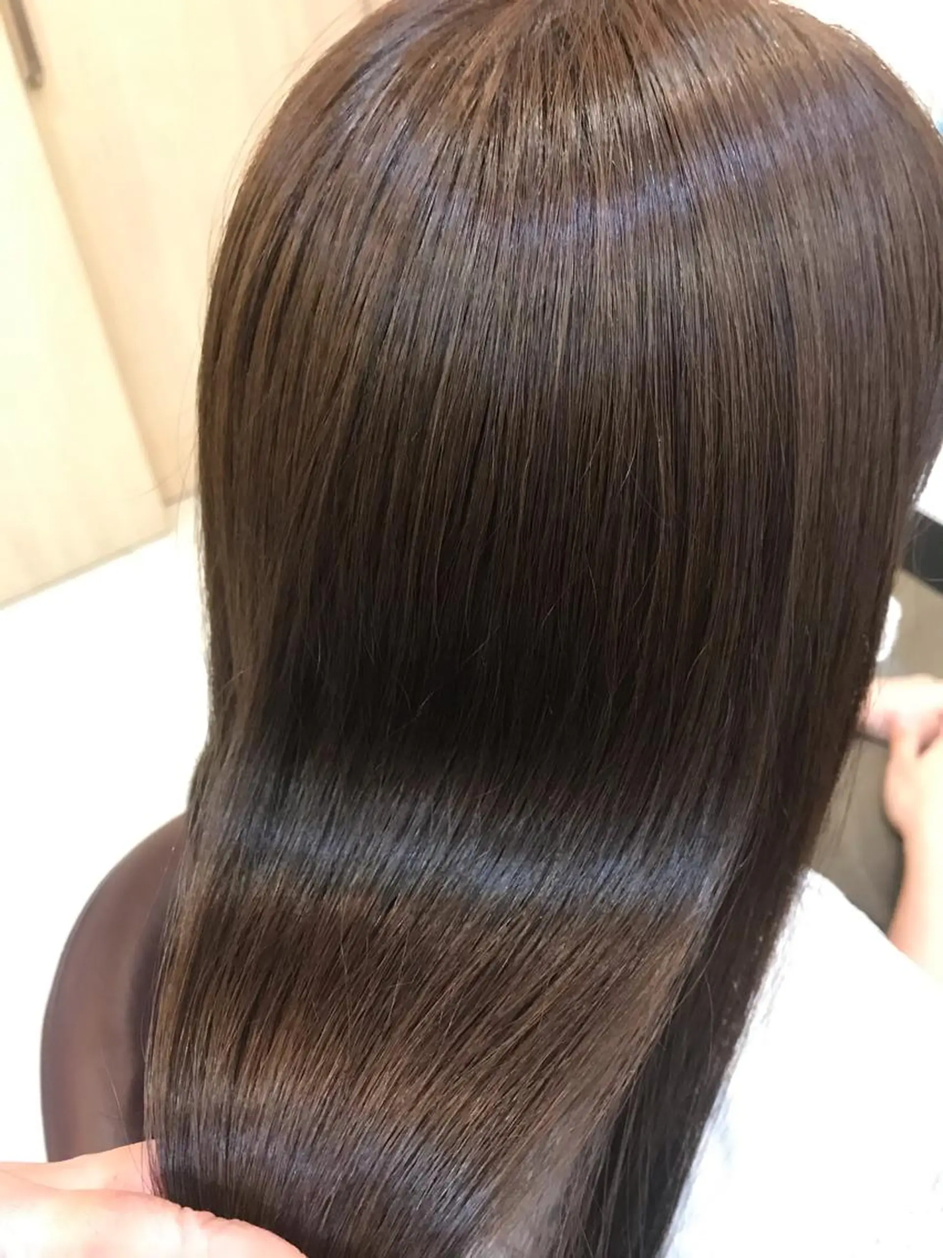 ロング パーマ 縮毛矯正 yukari 艶髪ヘアのヘアスタイル