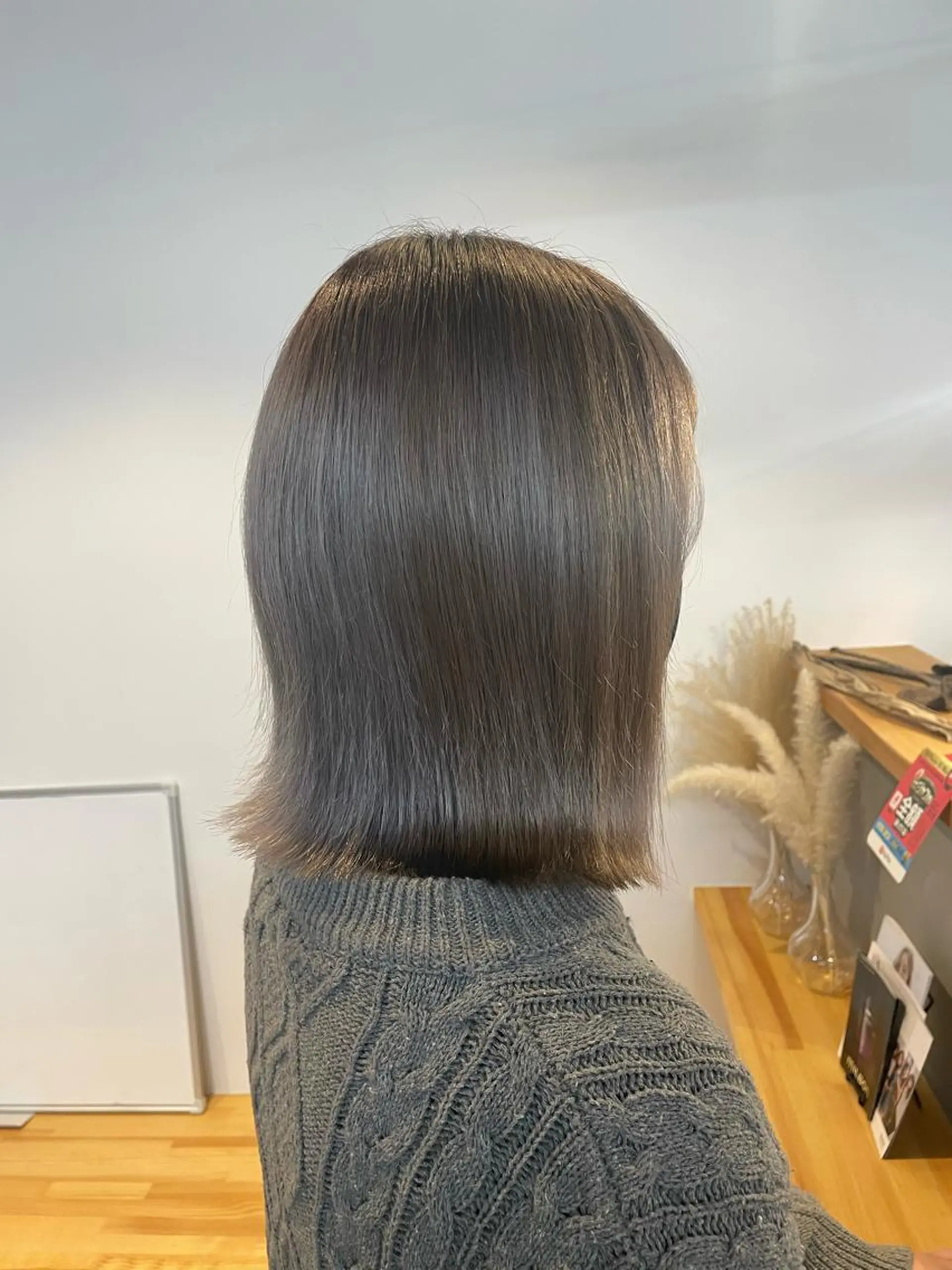 ミディアム yuika .のヘアスタイル