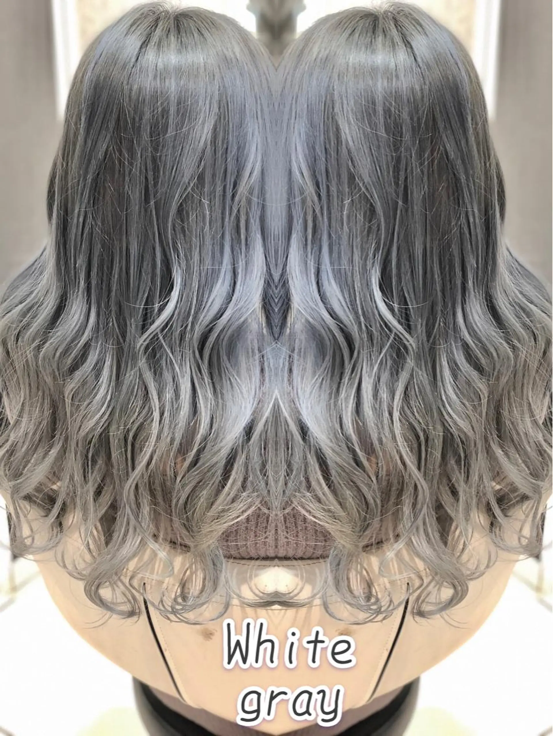 ロング カラー ブリーチ ケアブリーチ イルミナカラー 永島 桜のヘアスタイル