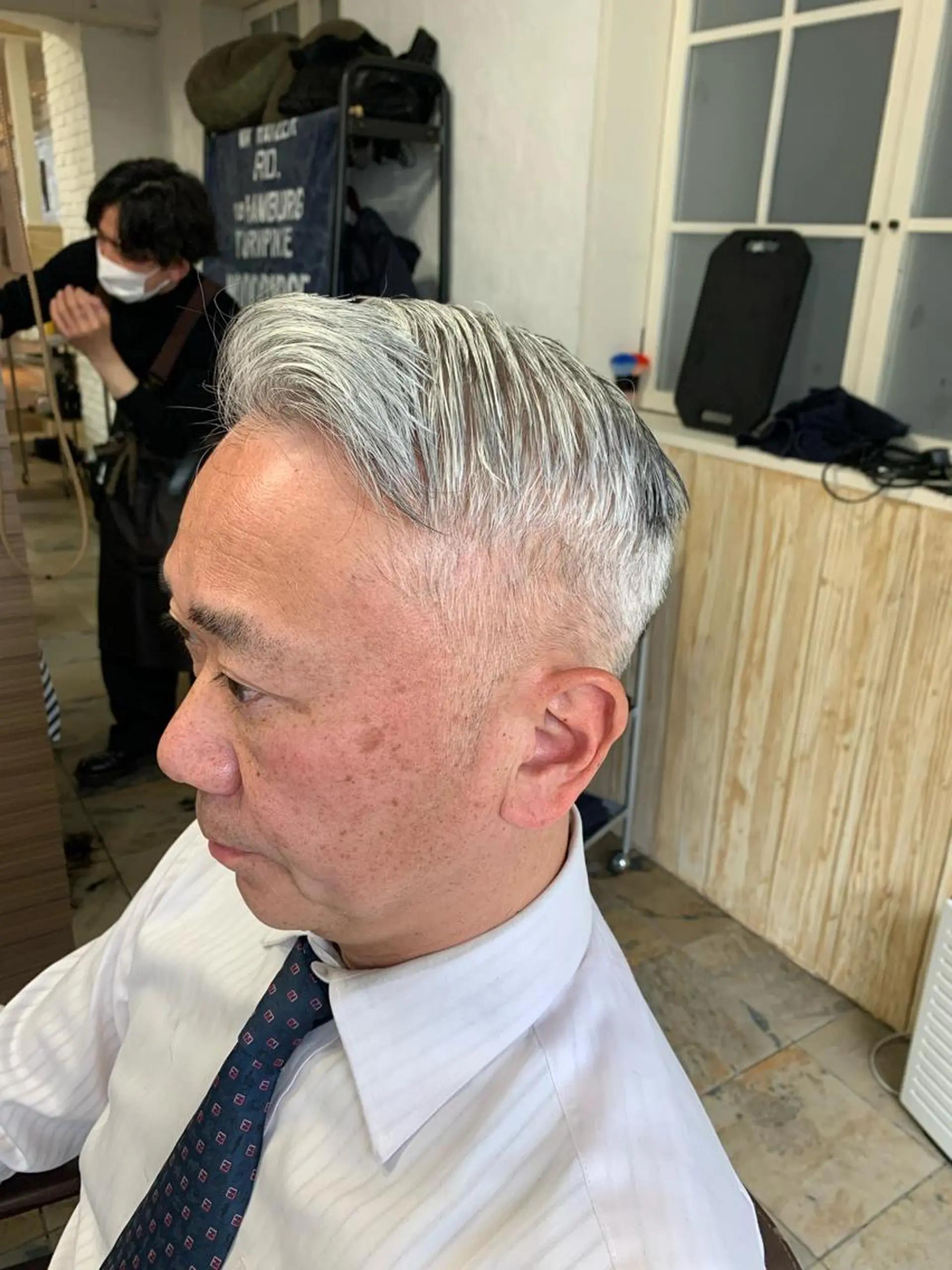 ショート メンズ ビジネス フェードカット ショートヘア フェードカット/メン ズパーマ/森巧真のヘアスタイル