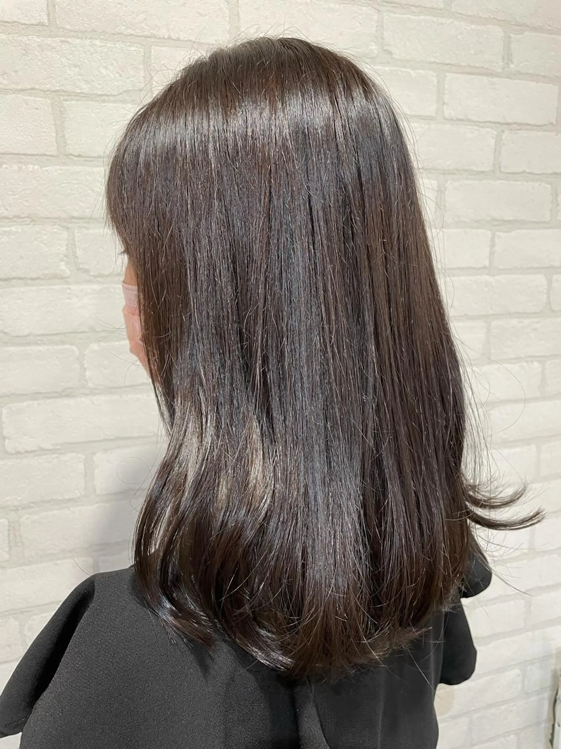 ミディアム カラー アッシュ 透明感カラー💎 AYAのヘアスタイル