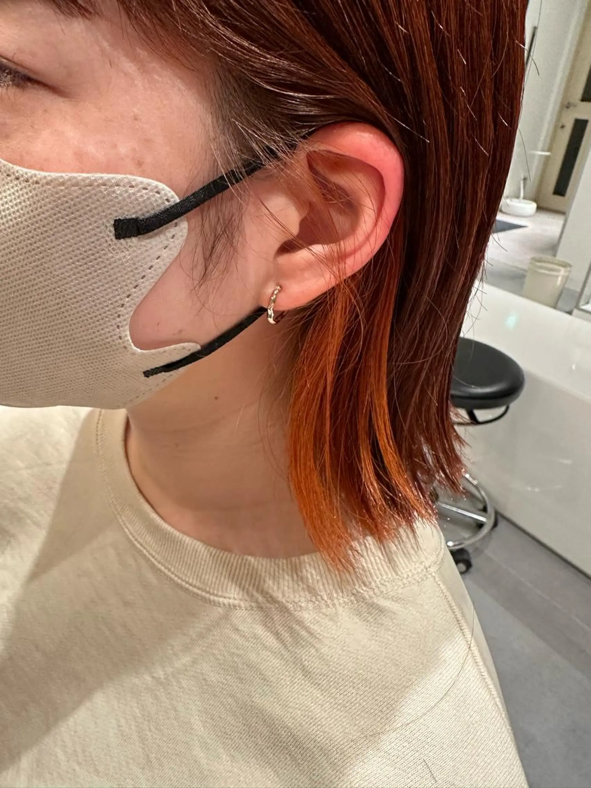 ミディアム カラー ヘアアレンジ インナーカラー ヘアカラー トリートメント ヘッドスパ ヘアセット オリーブ透明感カラー 表参道/MIKUのヘアスタイル