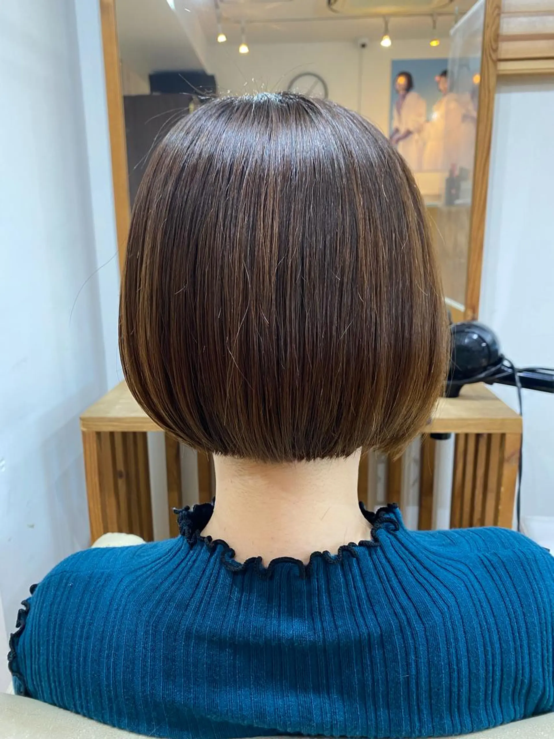 ミディアム 🐬脱白髪染めカラー 清水大世🐬のヘアスタイル