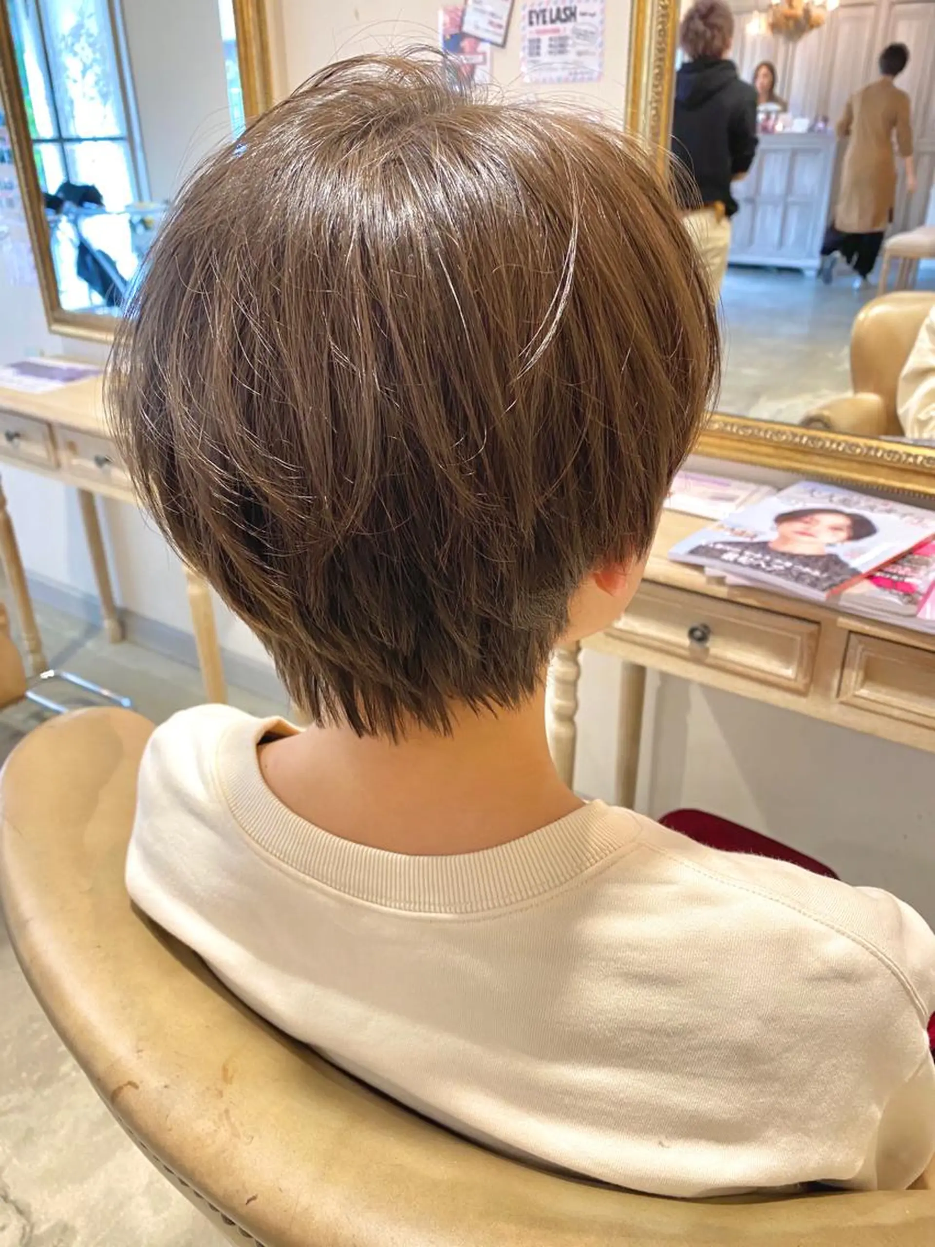 ショート カラー くびれヘア ショートヘア 美髪・髪質改善 有田怜平のヘアスタイル