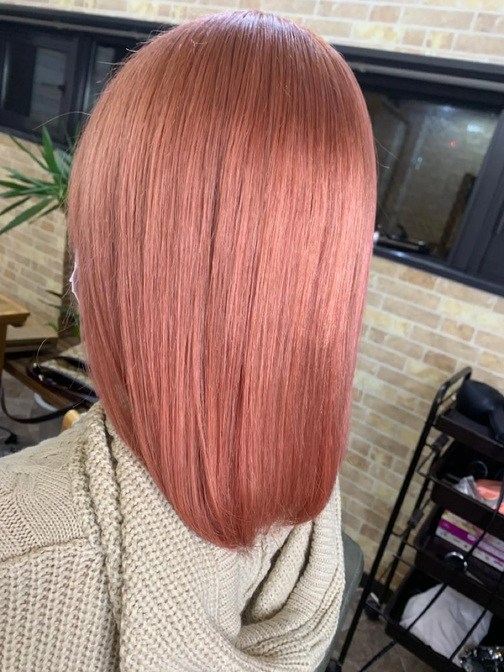 ミディアム Lilly 中谷友里のヘアスタイル