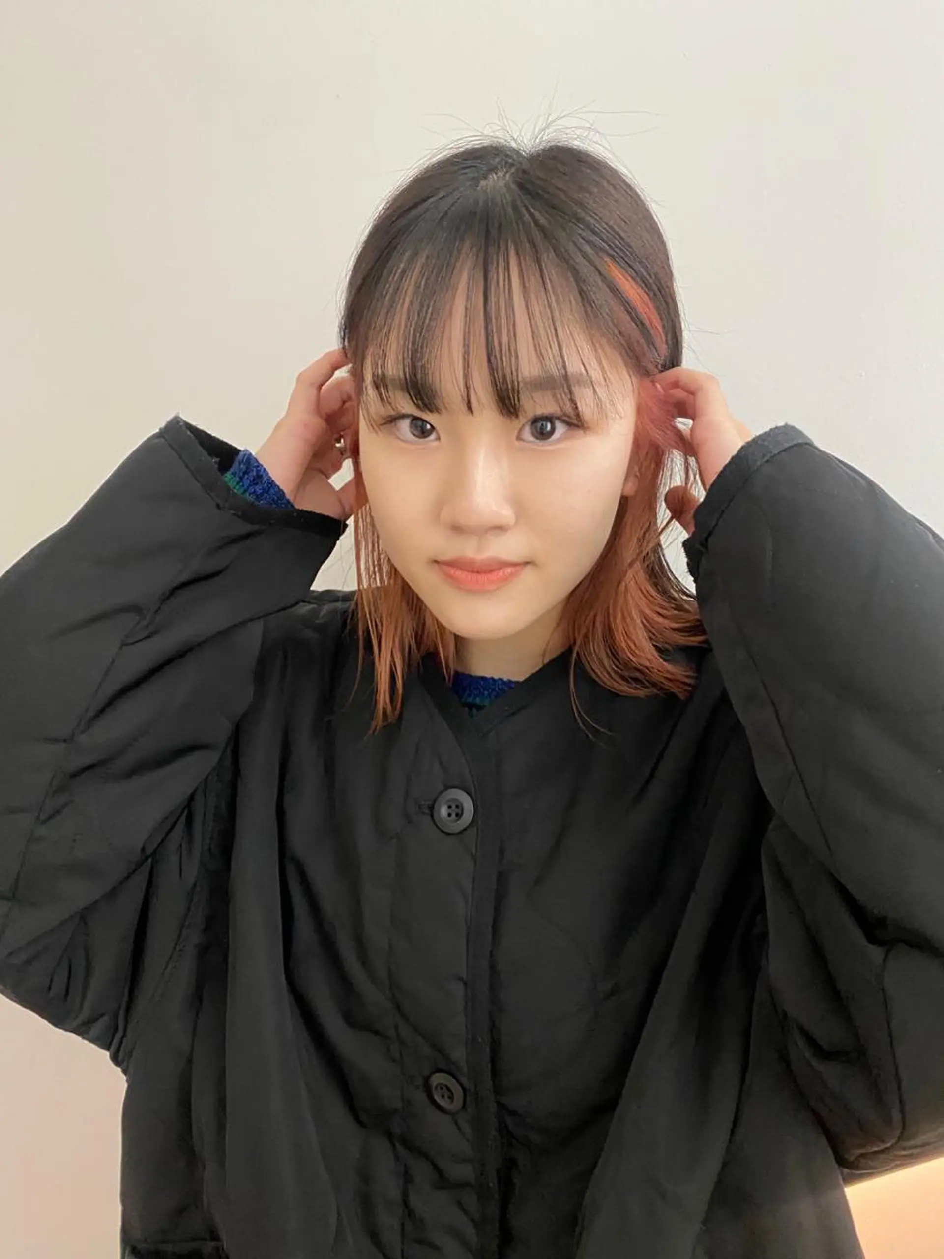 ミディアム カラー インナーカラー 顔周りカット/透明感 カラー✂️MEIのヘアスタイル