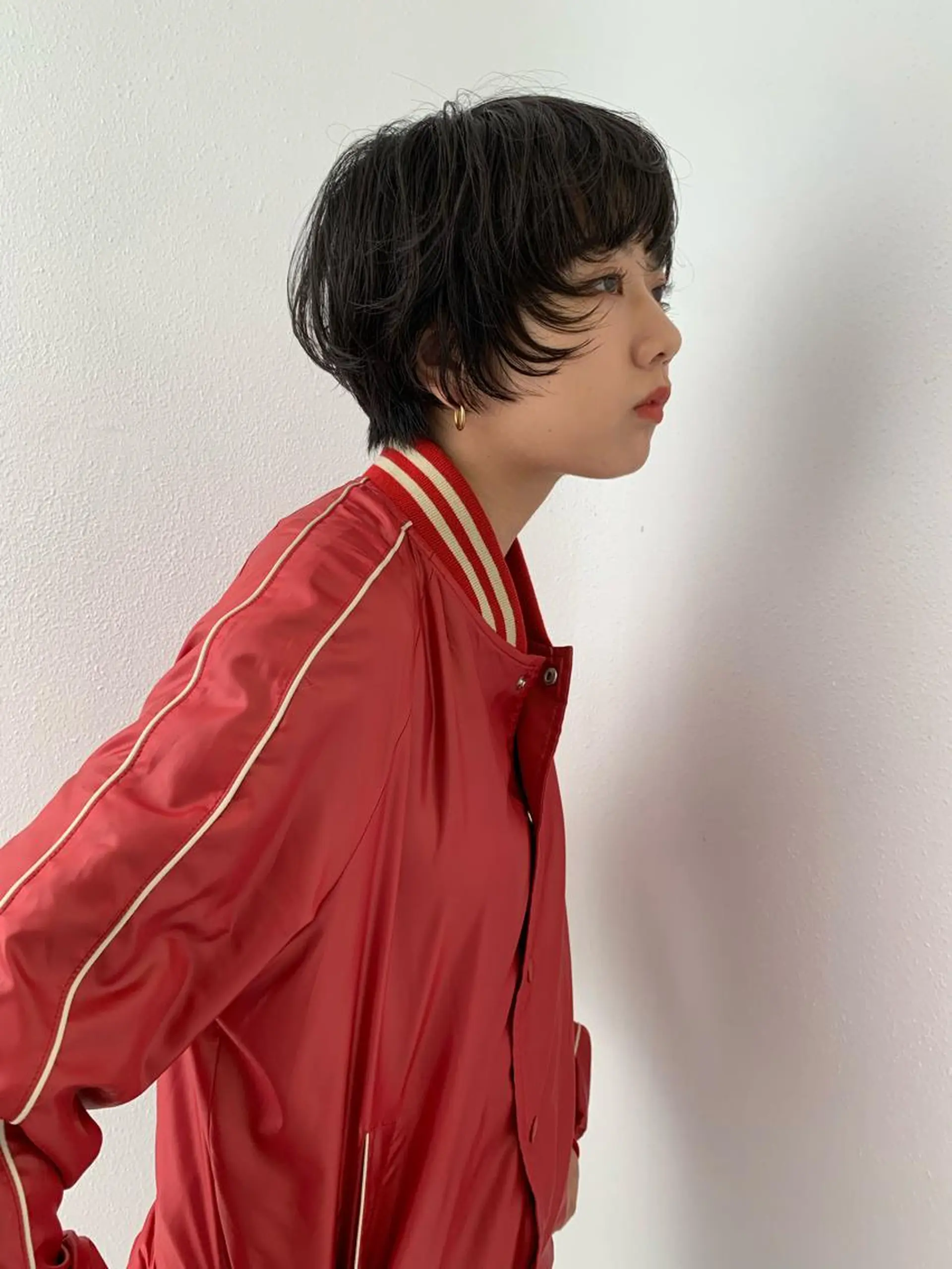 ショート カラー カット ヘアカラー 似合わせウルフ/ レイヤー/山本祐輔のヘアスタイル