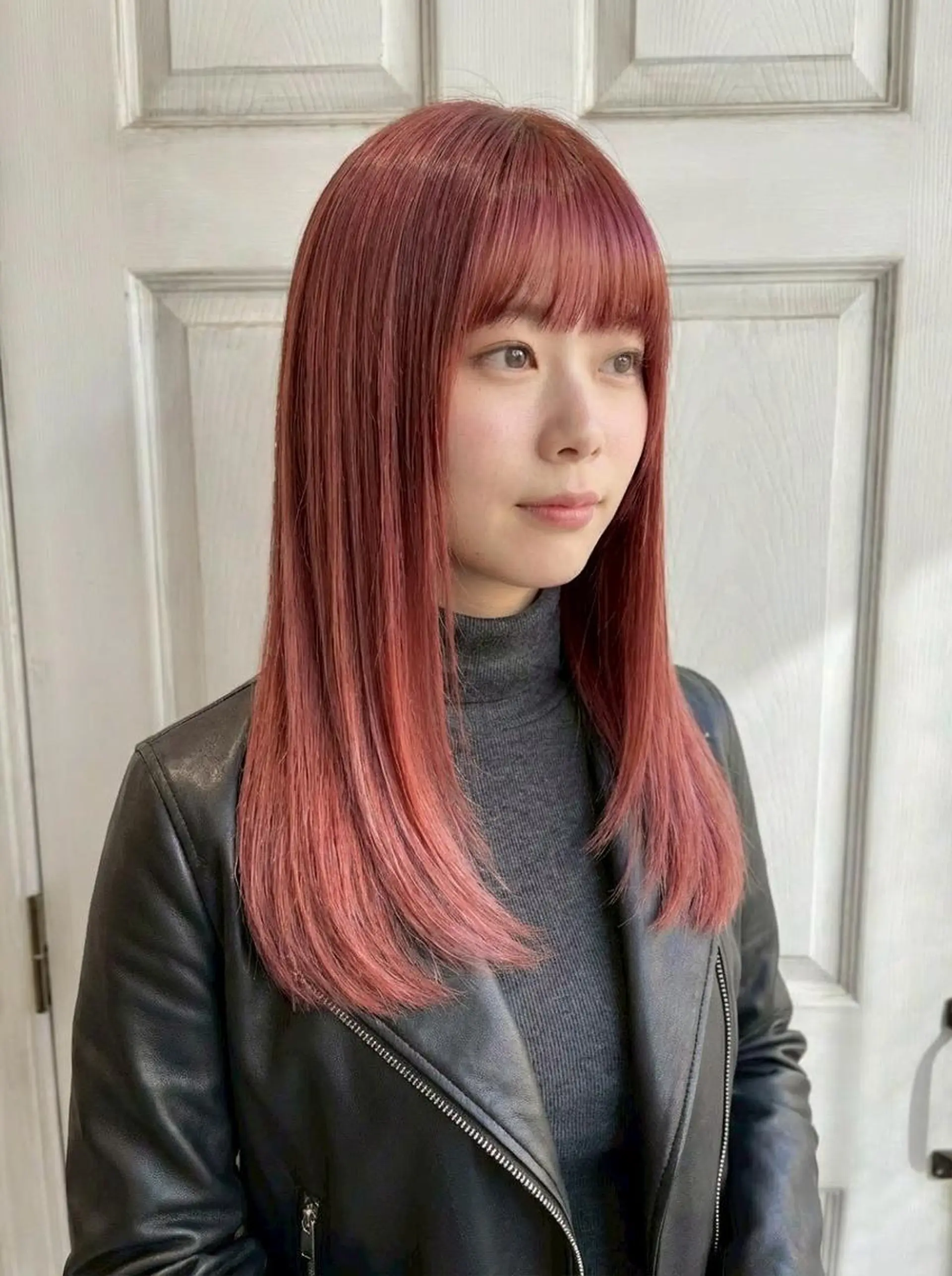 ロング ボブ くびれヘア 顔周りカット 髪質改善 韓国風ヘア Aroma hair 🌙tanakaのヘアスタイル