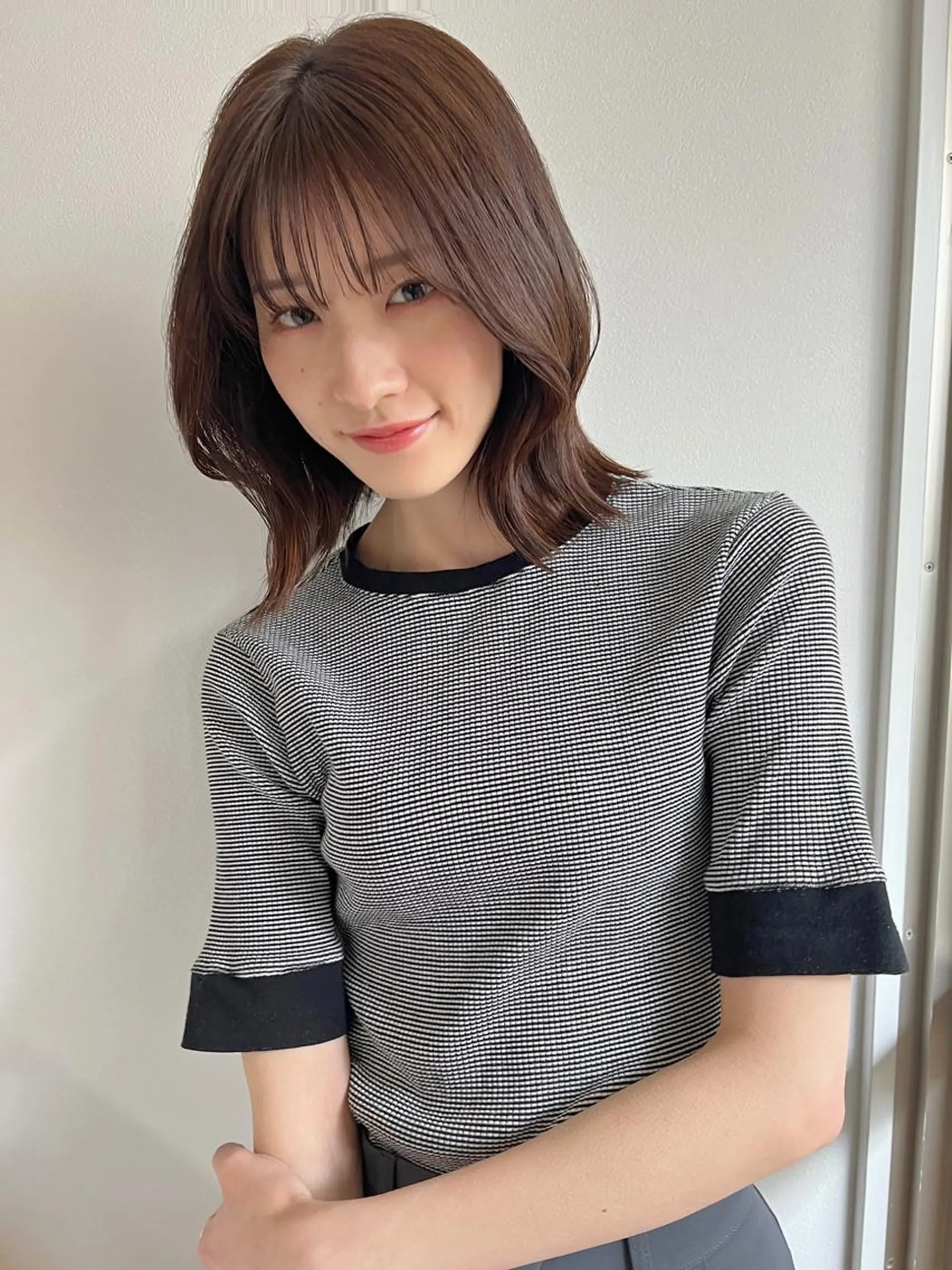 ショート ボブ くびれヘア 菅原リキヤ くびれレイヤーヘアのヘアスタイル