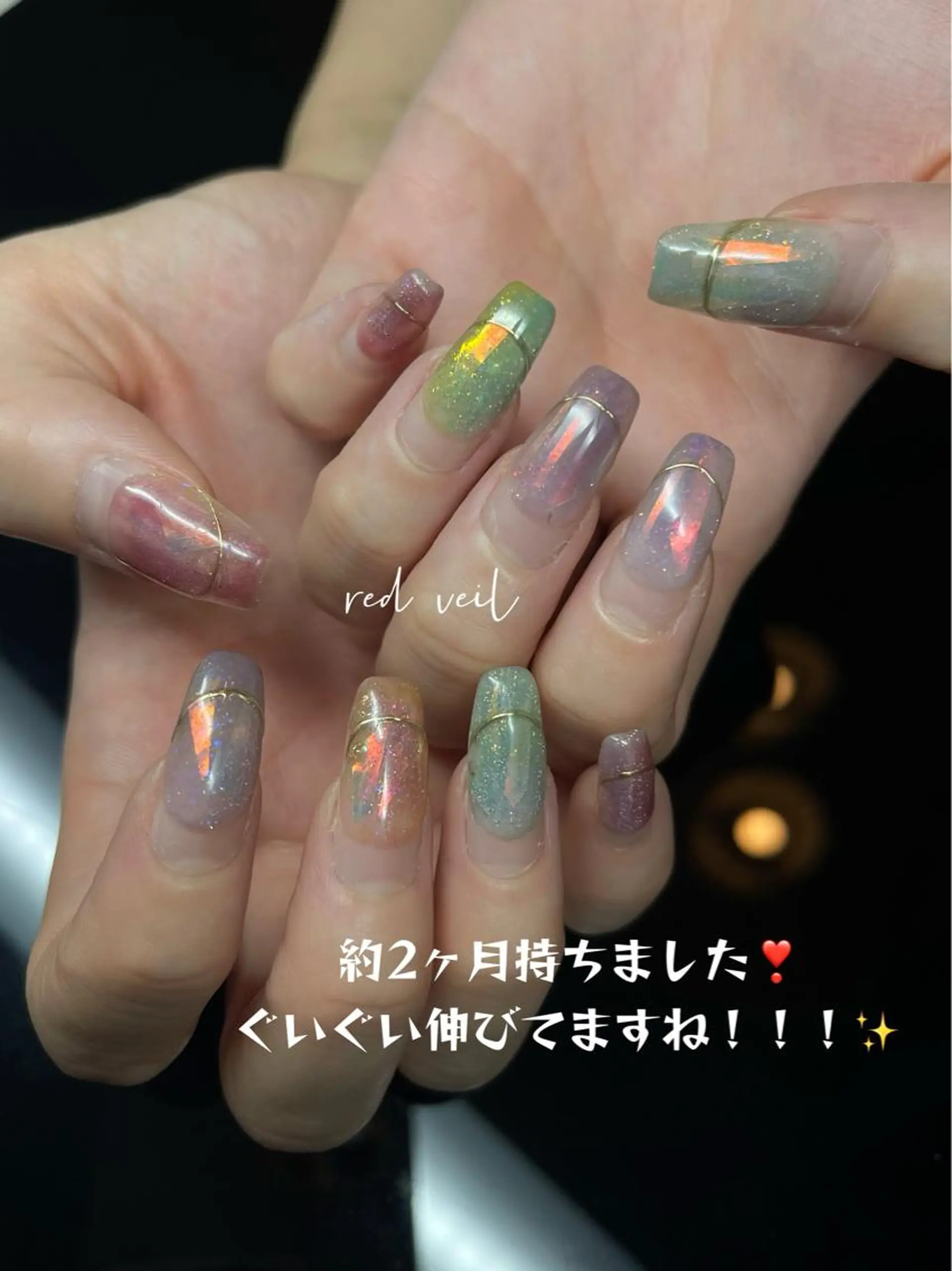 ネイル ハンドネイル 長さ出し専門 nynaのネイルデザイン