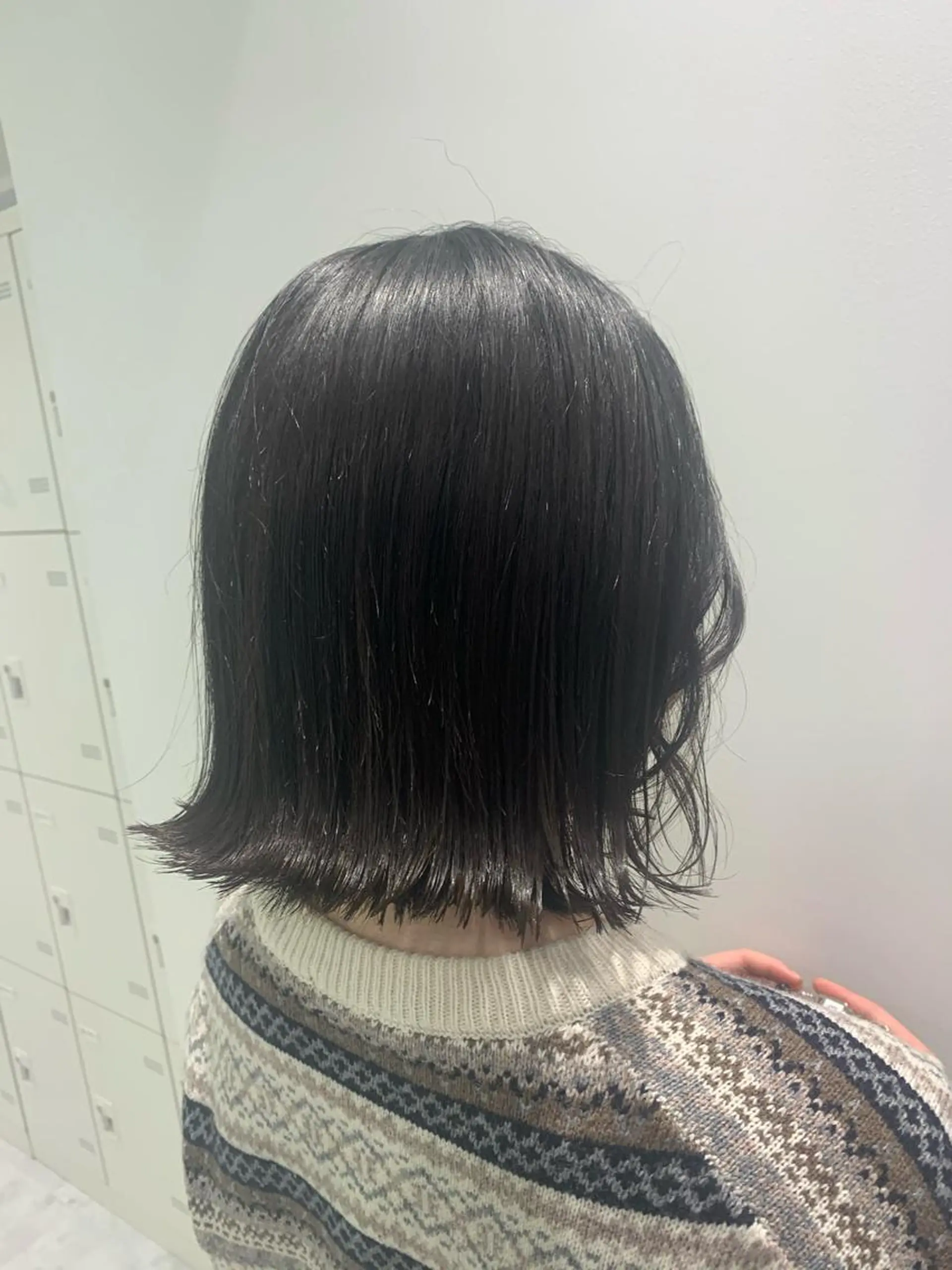 セミロング カラー パーマ ヘアアレンジ ネイル マツエク・マツパ 韓国風ベージュ🤎 赤みなし🌿横浜🤎のヘアスタイル