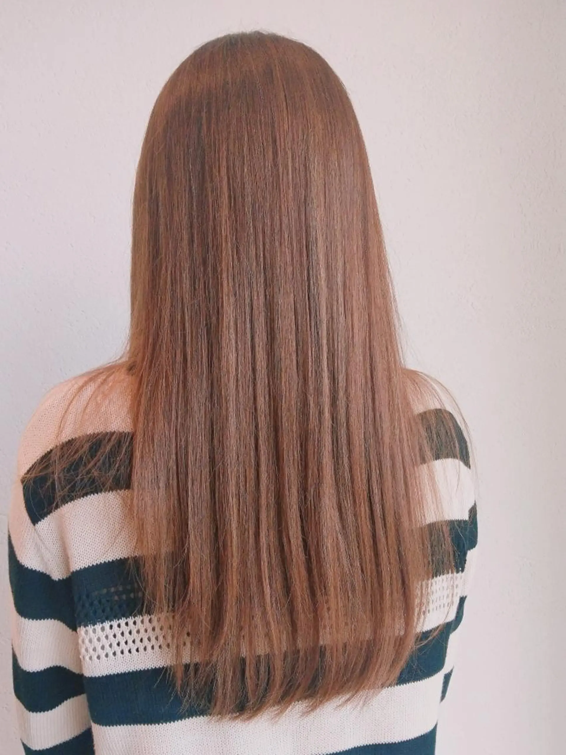 ロング カット 縮毛矯正 トリートメント 髪質改善/白髪ぼかし レイヤーカットemiのヘアスタイル