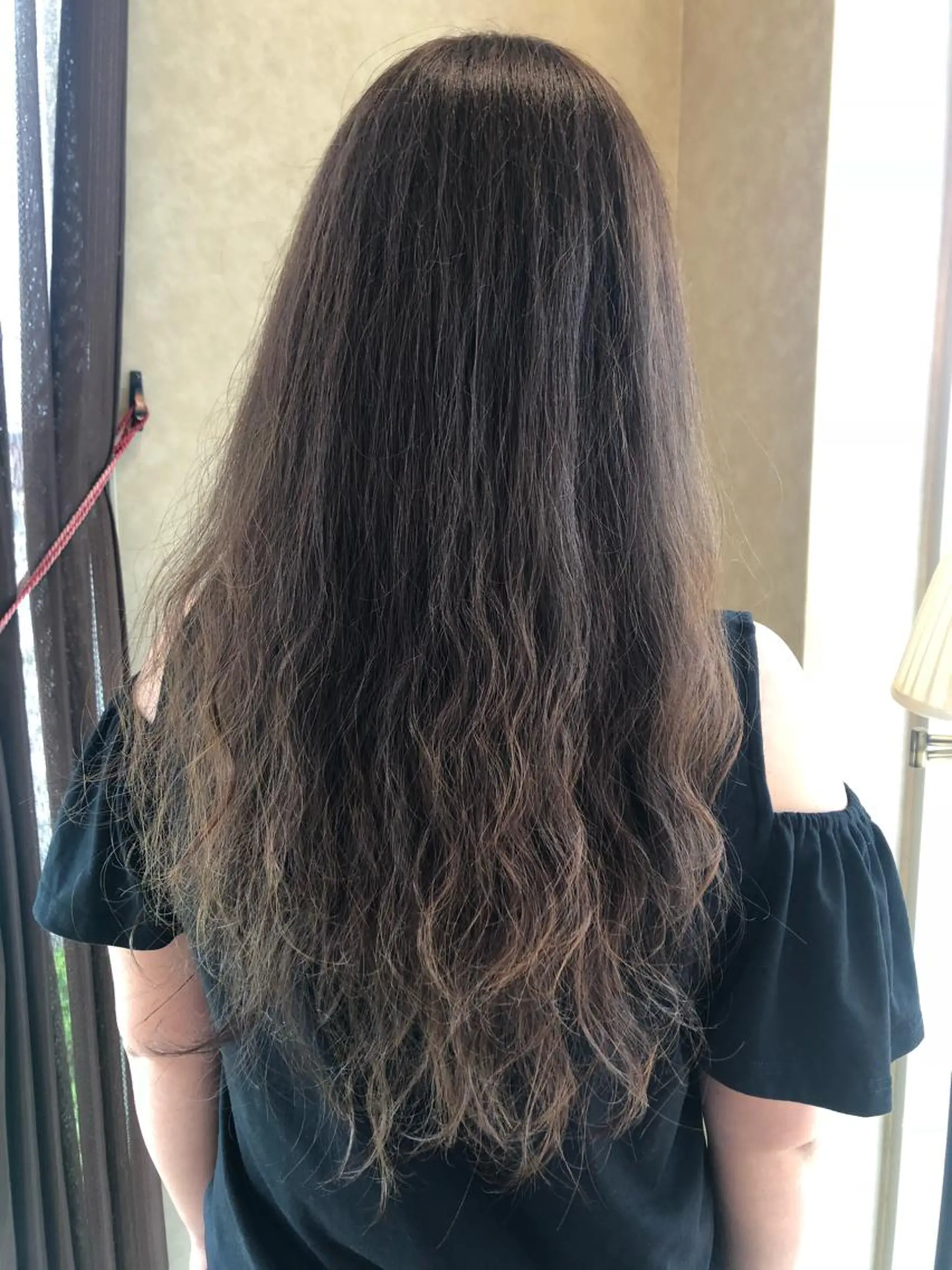 カラー アッシュ アッシュブラウン ブラウンカラー カワサキ ヒナコのヘアスタイル