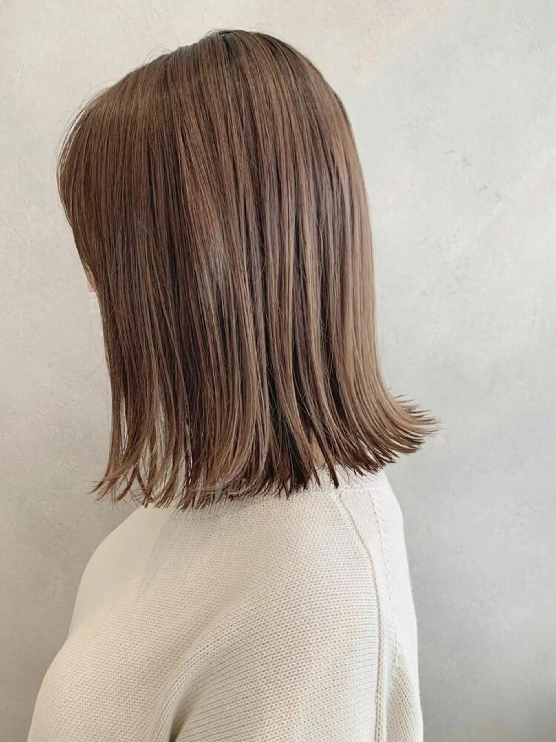 セミロング カラー 縮毛矯正 【takk】 ナカヤママサヨシのヘアスタイル