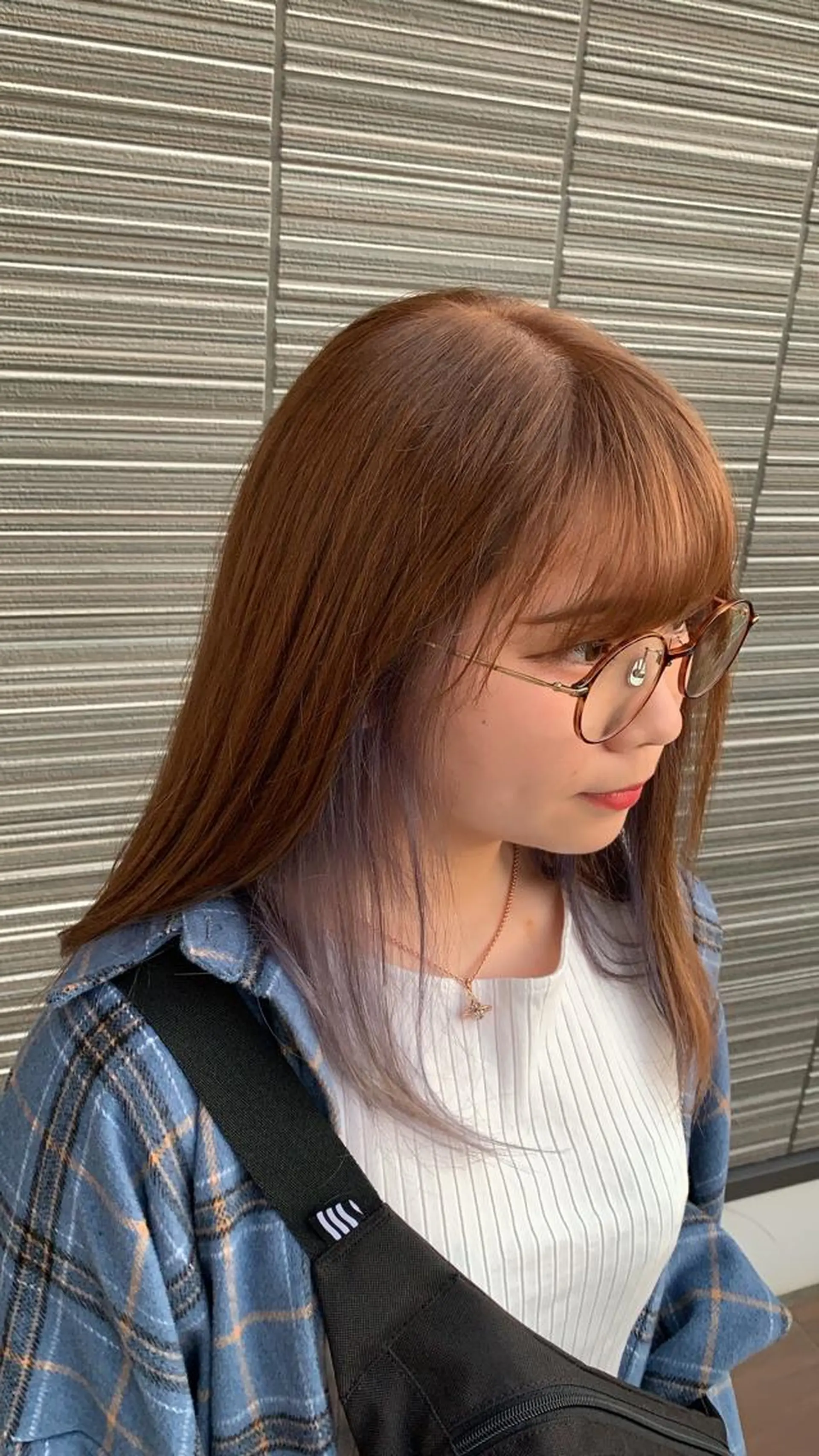 セミロング カラー 工藤 勇樹のヘアスタイル