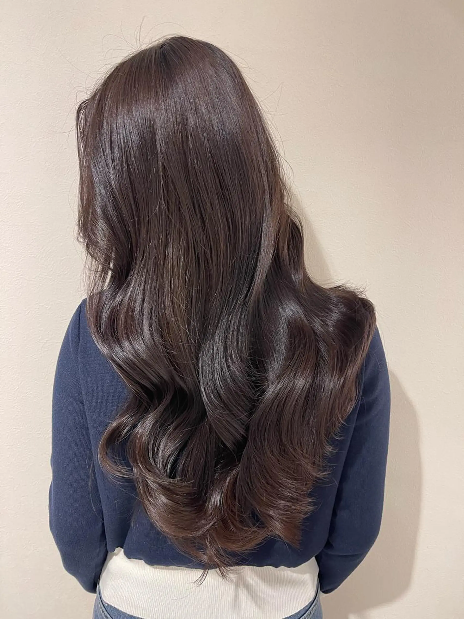 ロング 松永 悠里のヘアスタイル