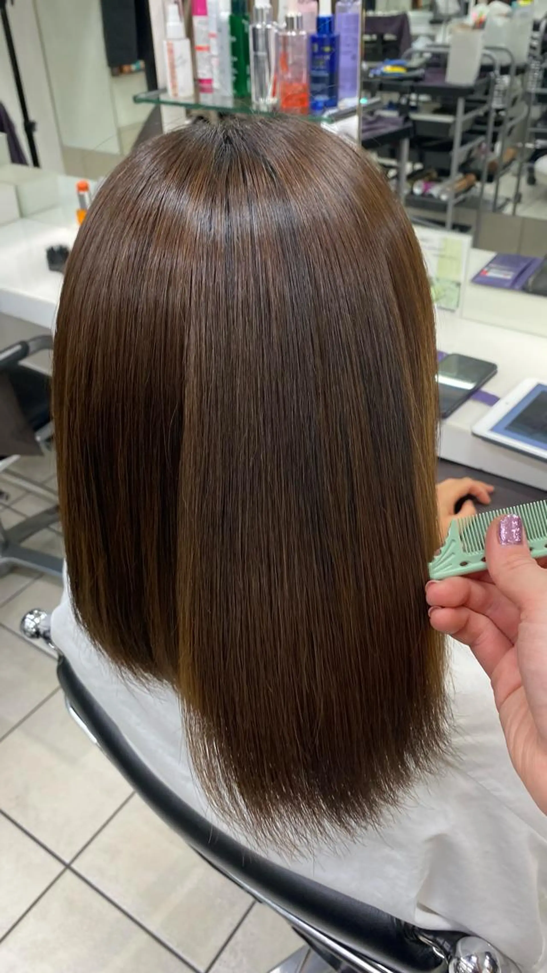 ミディアム パーマ TONI&GUY   EBISU所属・星野 菜月のヘアスタイル