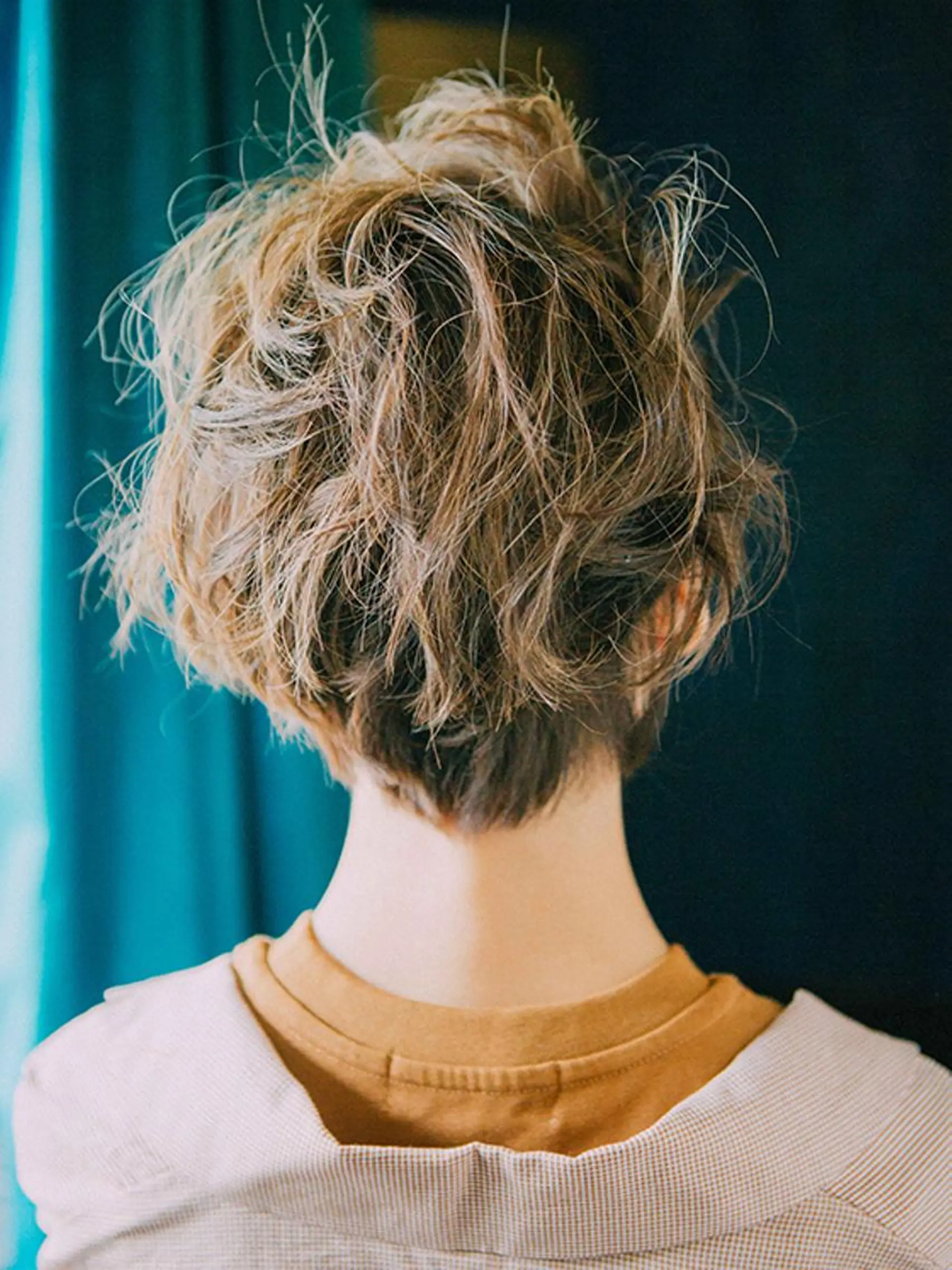 ショート カラー 福島 浩司のヘアスタイル