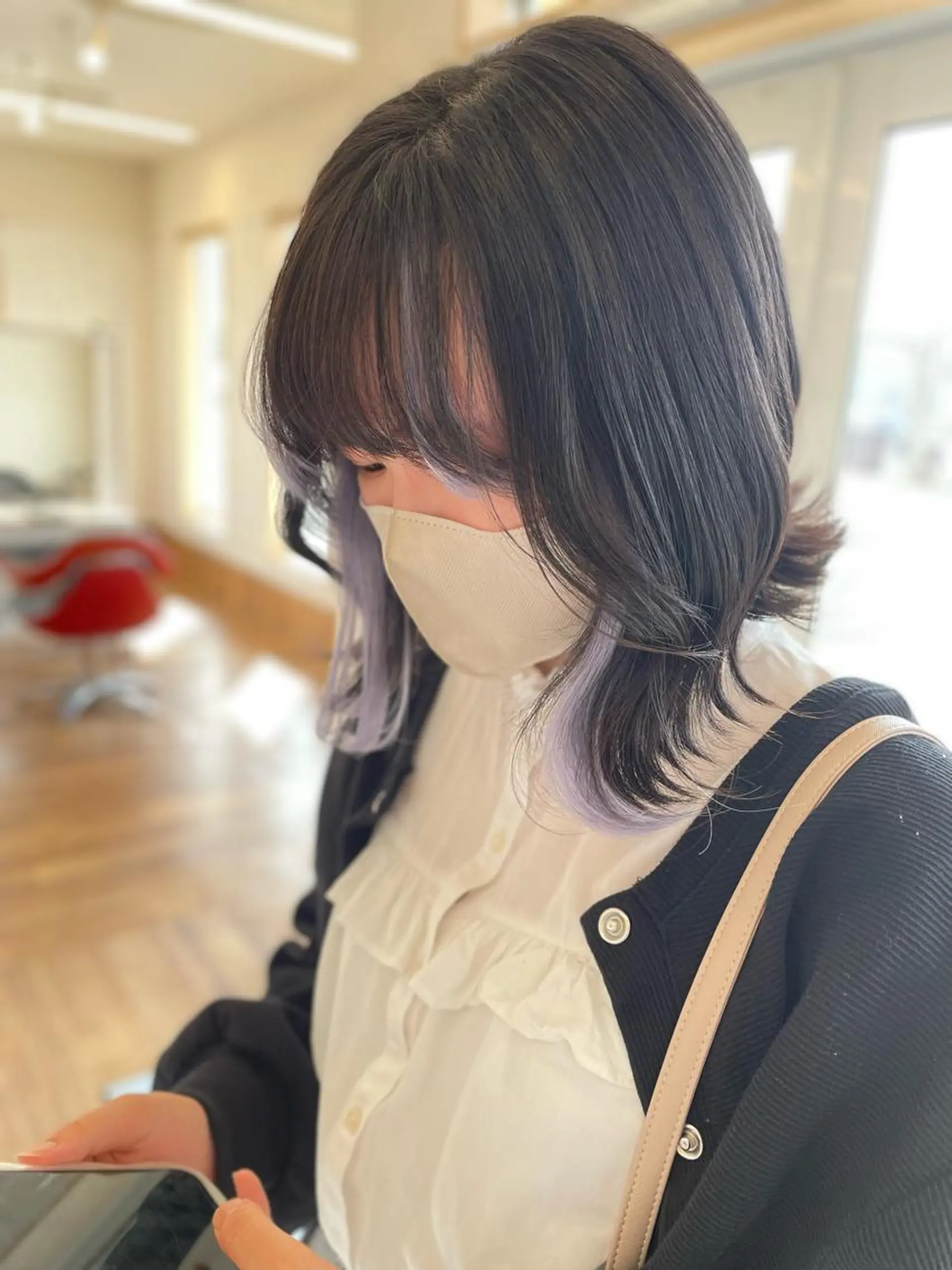 ミディアム カラー エクステ エクステ/髪質改善/ rita/フルヤマのヘアスタイル