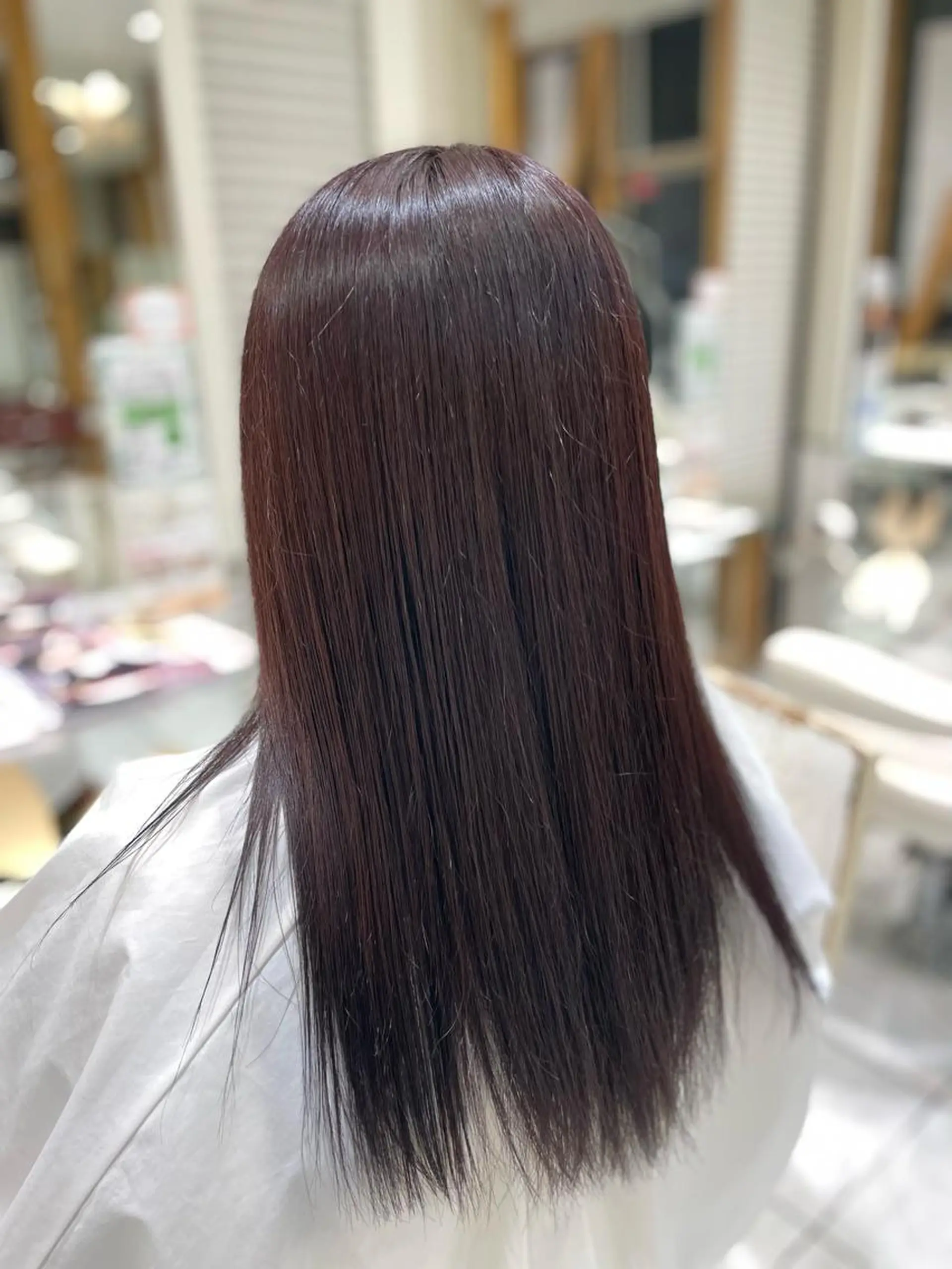 ロング カラー 黒髪 AGU 三条店 林　雄のヘアスタイル