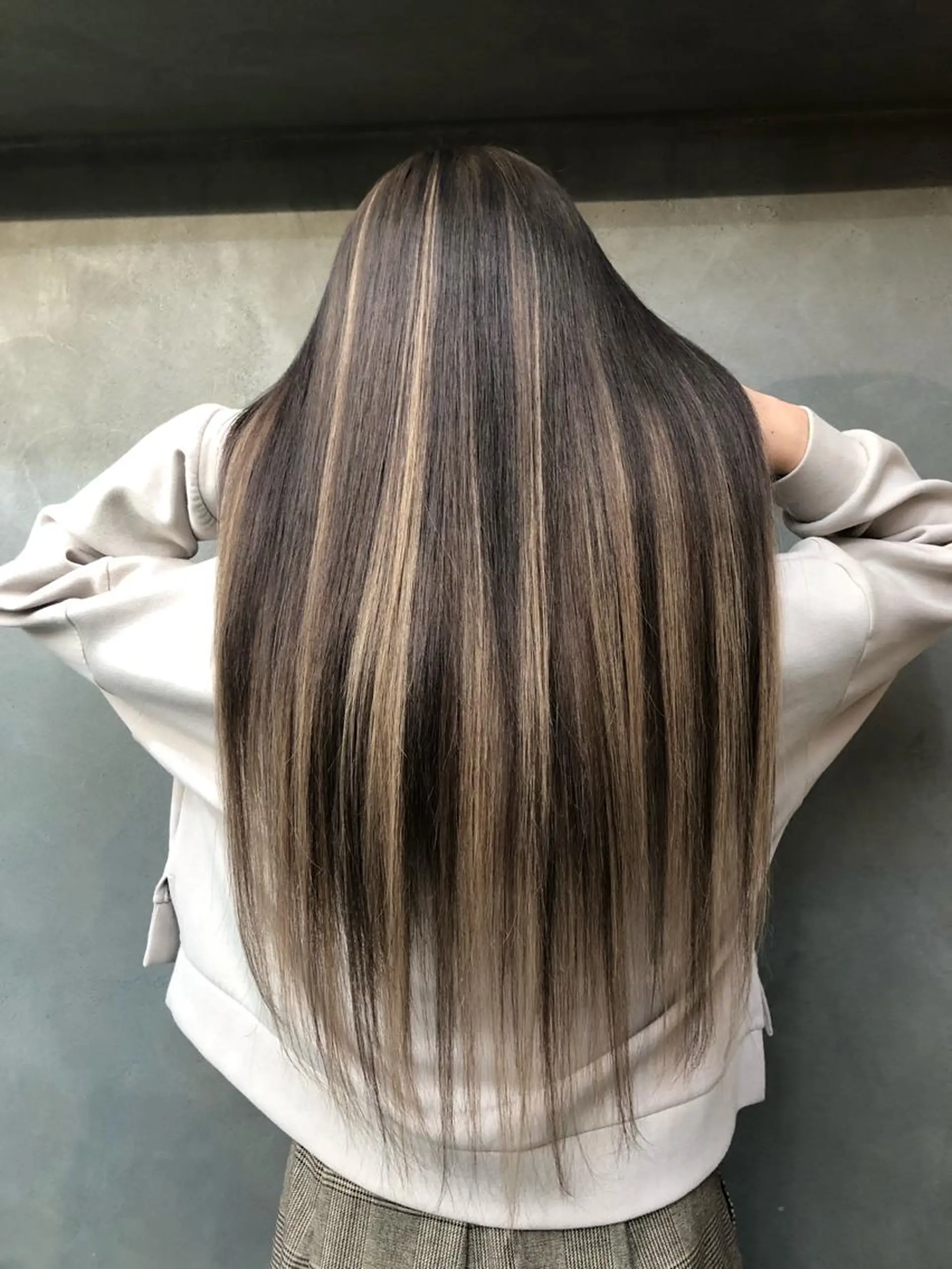 ロング シールエクステ エクステ 美魔女 美容師NAOのヘアスタイル