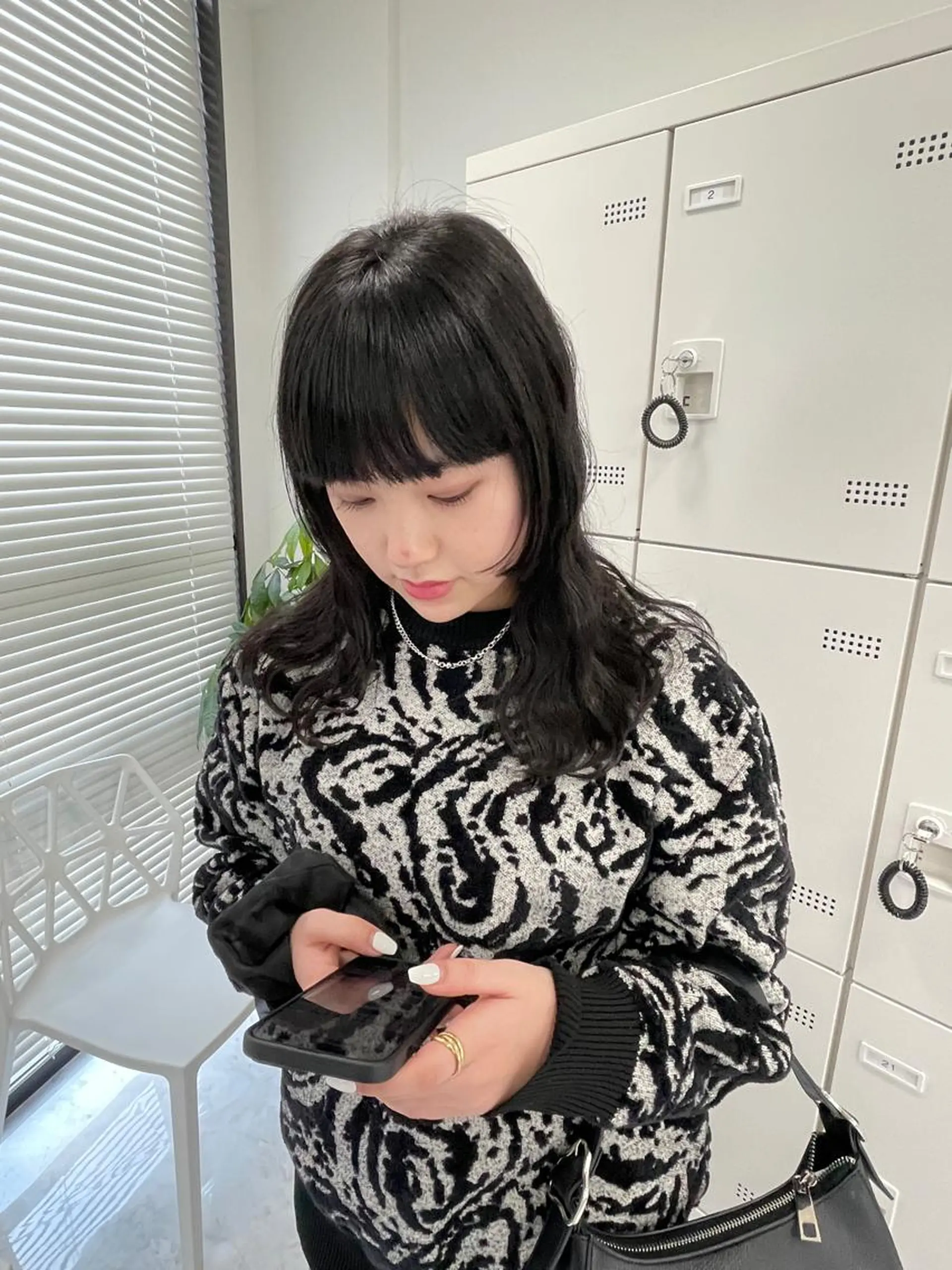 ミディアム MOE 福岡韓国ヘア✧︎のヘアスタイル