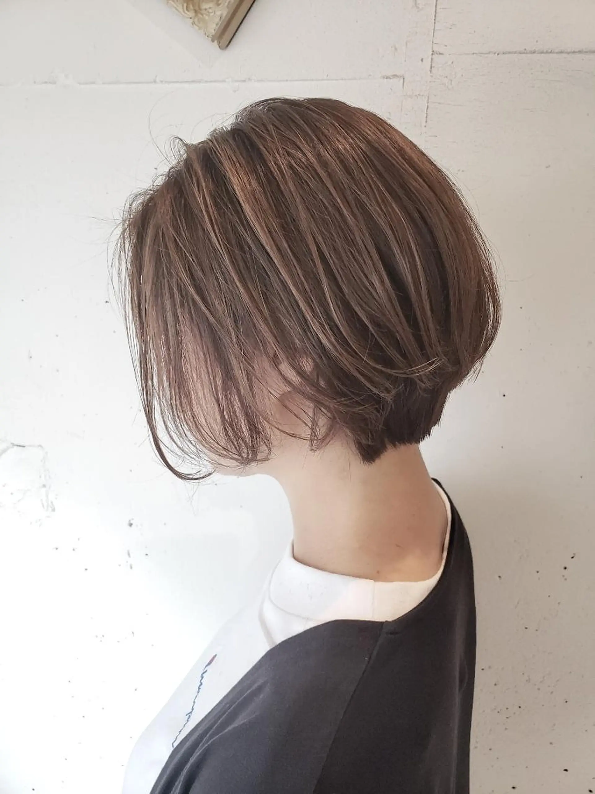 ショート カラー ハイライトカラー ハイライト 尾野 恭平のヘアスタイル