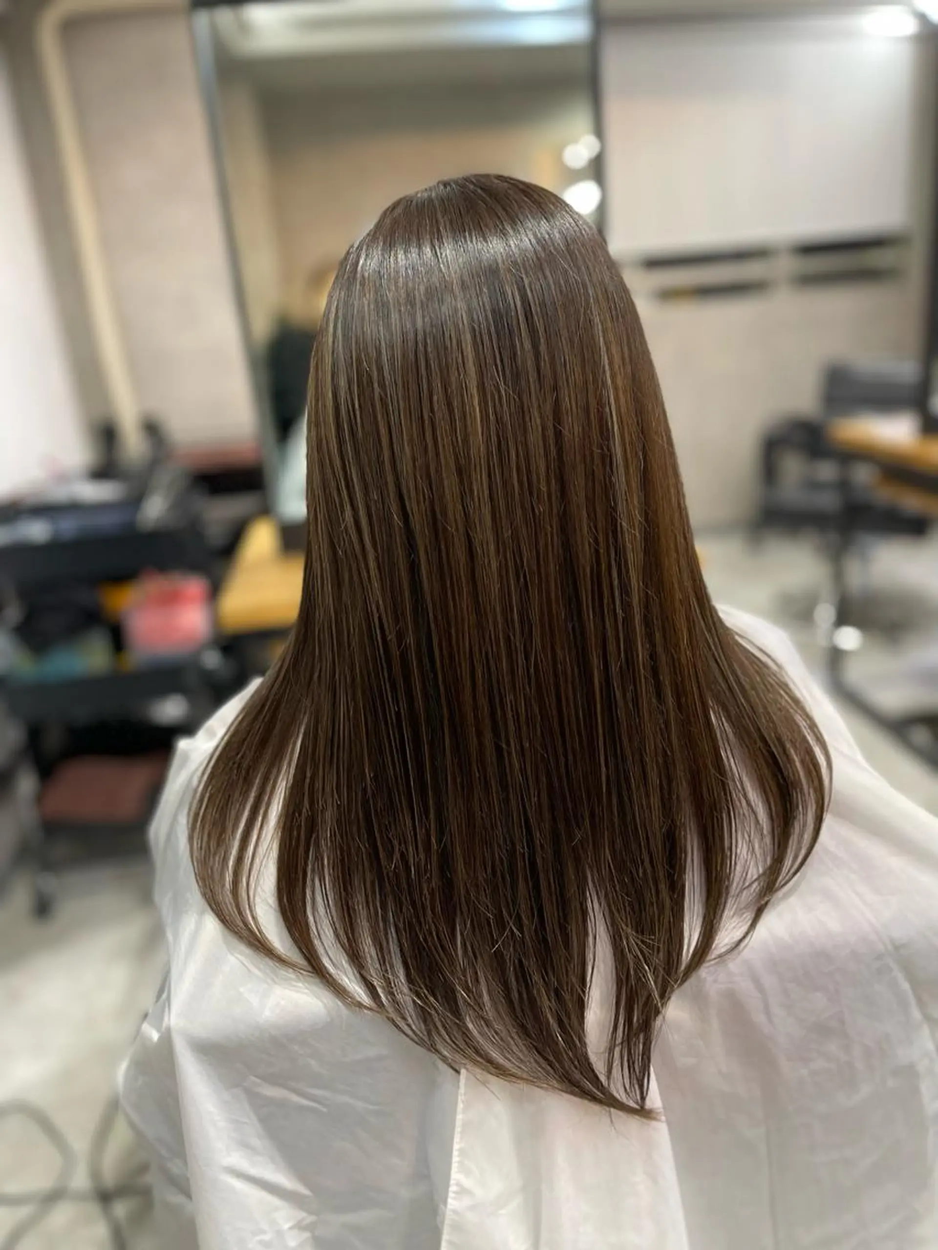 ロング カラー ヘアカラー PARK by CREAM所属・松井那津子 /ハイライトブリーチのヘアスタイル