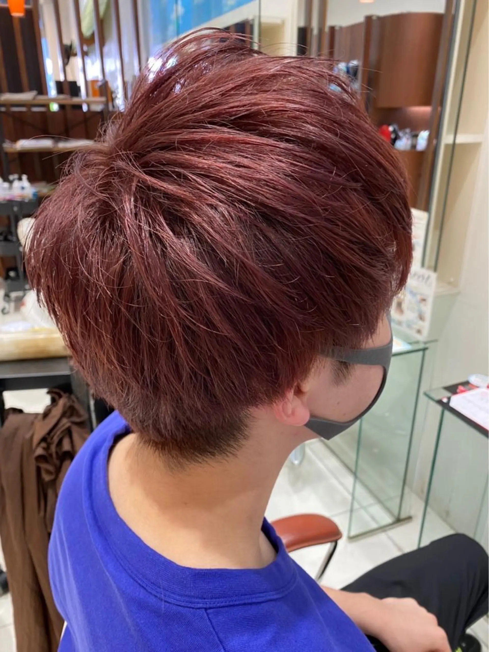 カラー メンズ カット 平岡 成介のヘアスタイル