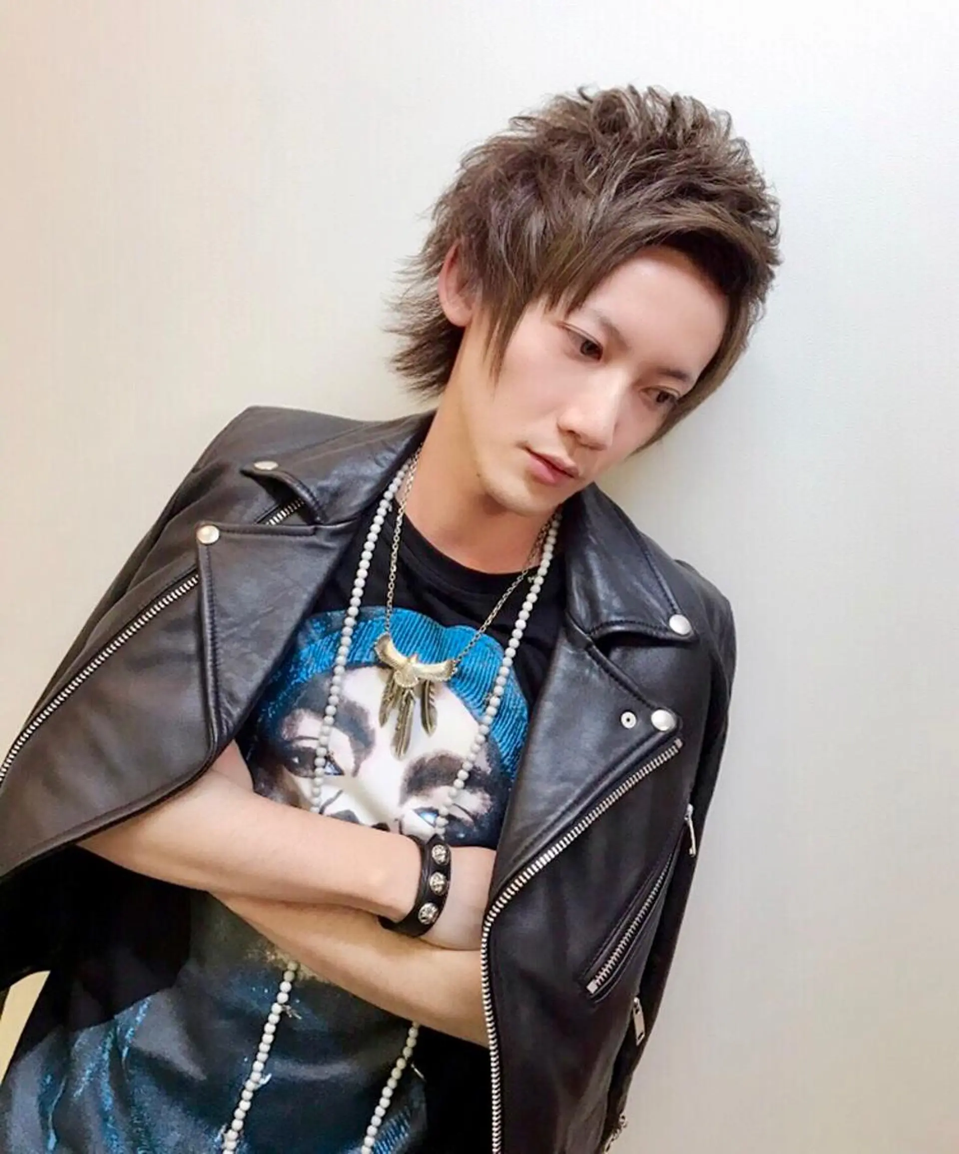 ショート カラー パーマ メンズ 吉川 宙翔のヘアスタイル