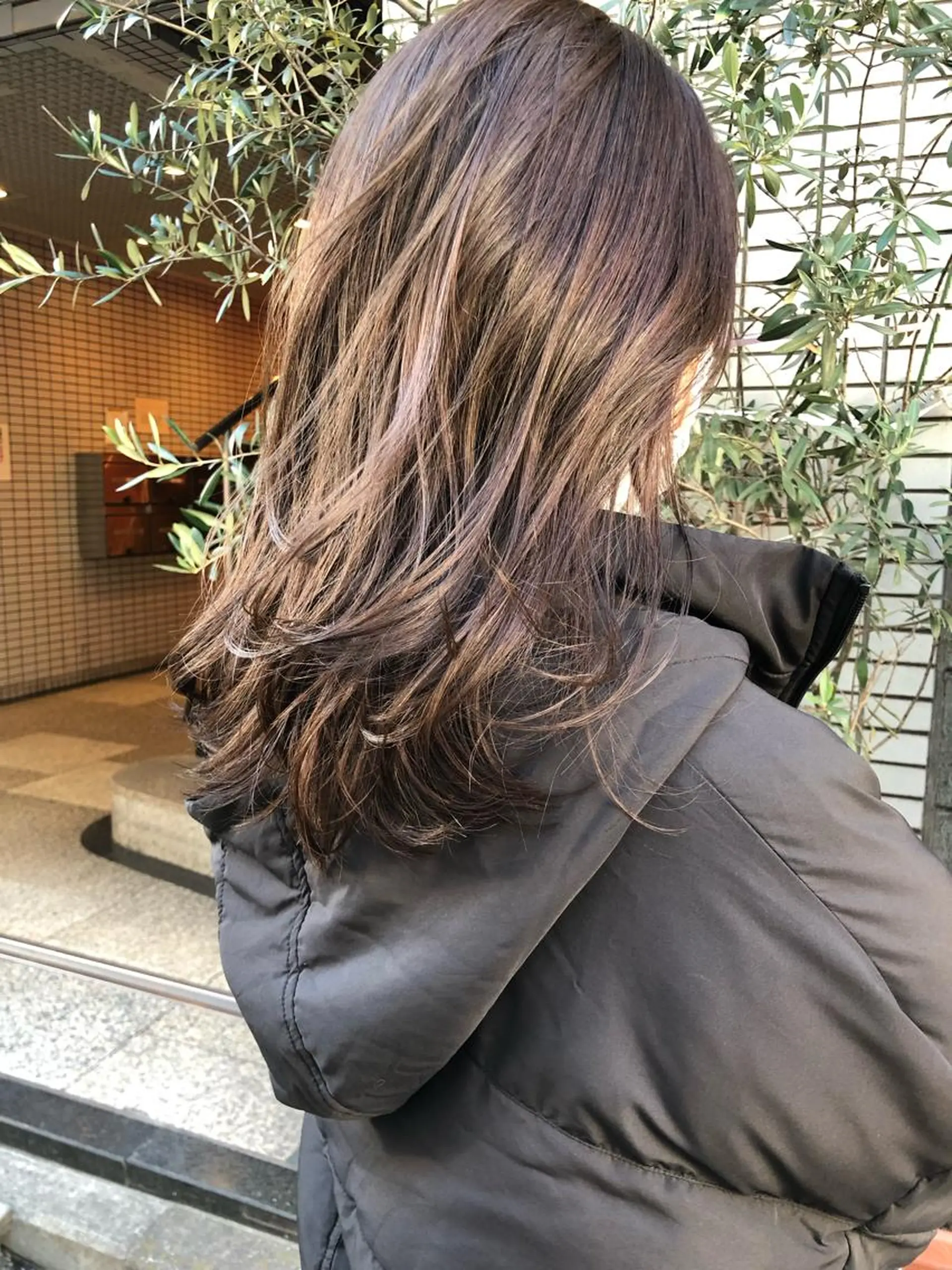 ロング カラー 透明感カラー カット ヘアカラー トリートメント ヘアセット 🌷ボブ/髪質改善 ストレートのヘアスタイル
