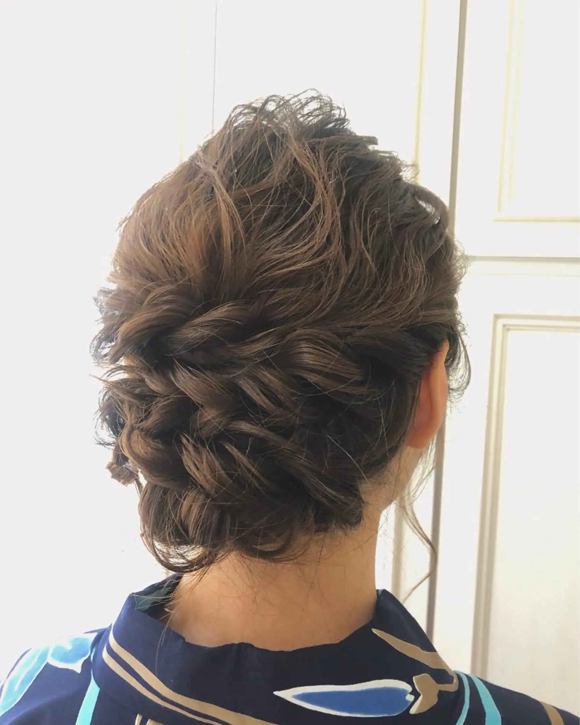 セミロング ヘアアレンジ ヘアセット ニイムラ ミキのヘアスタイル