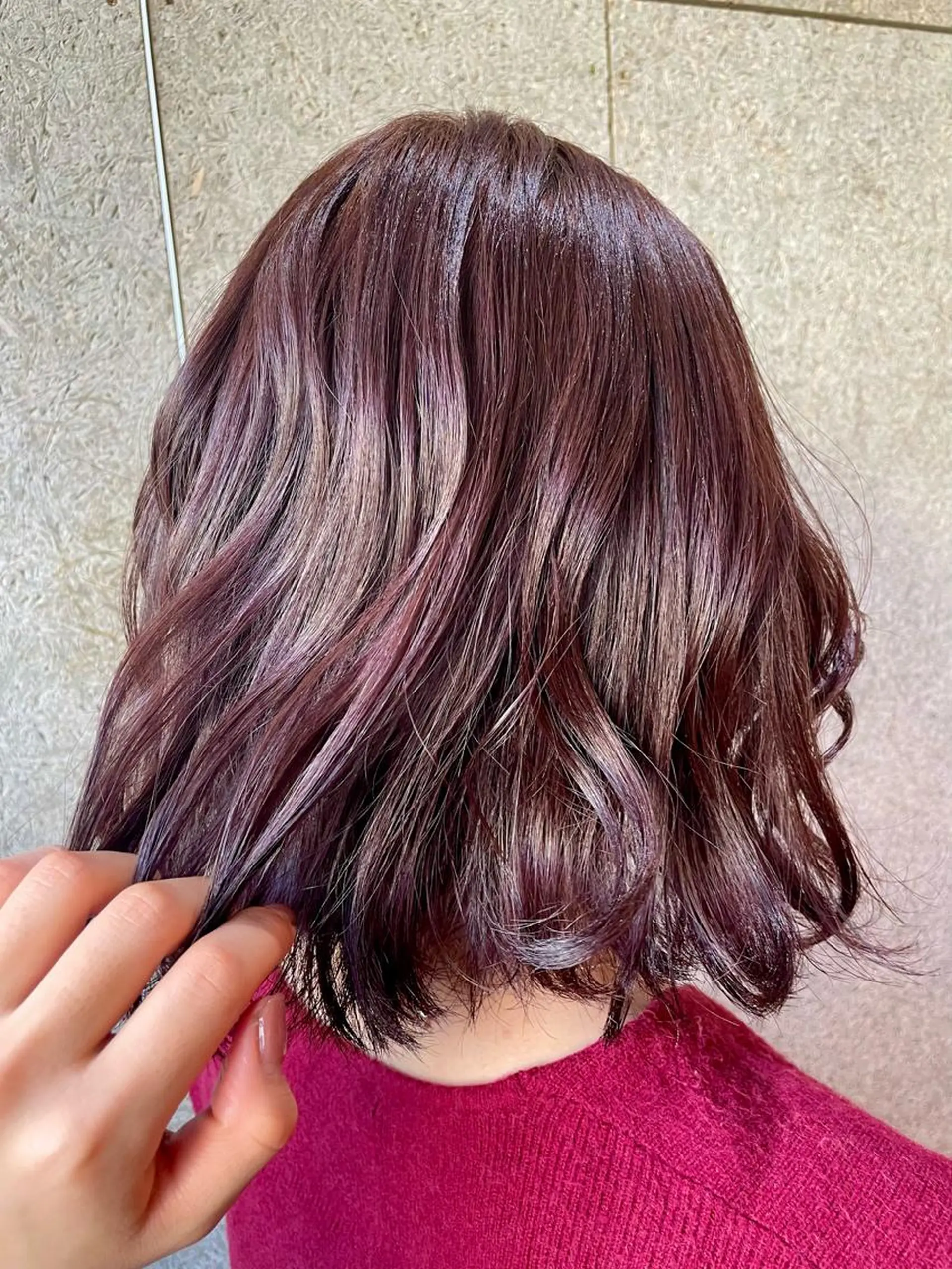 ミディアム ヘアカラー 💘韓国レイヤー上 品カラーruru💘のヘアスタイル