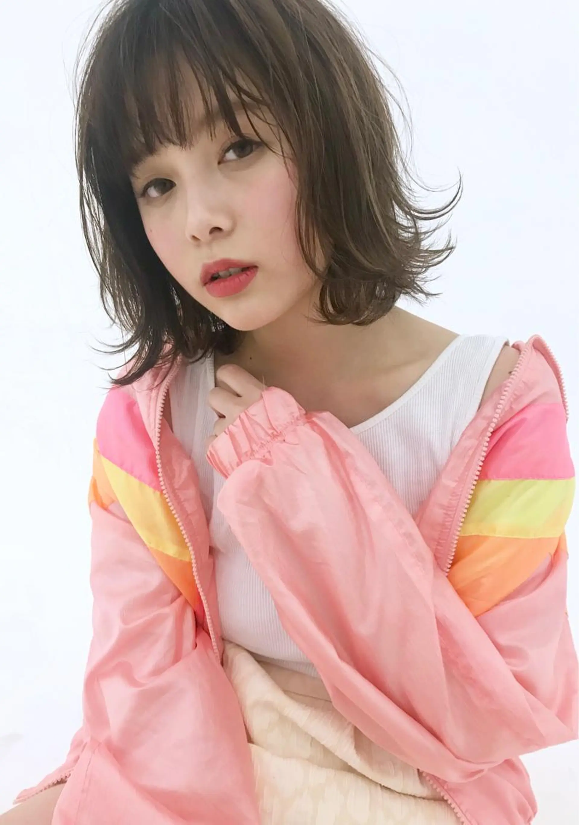 ミディアム ヘアアレンジ ボブ カット ai あいのヘアスタイル
