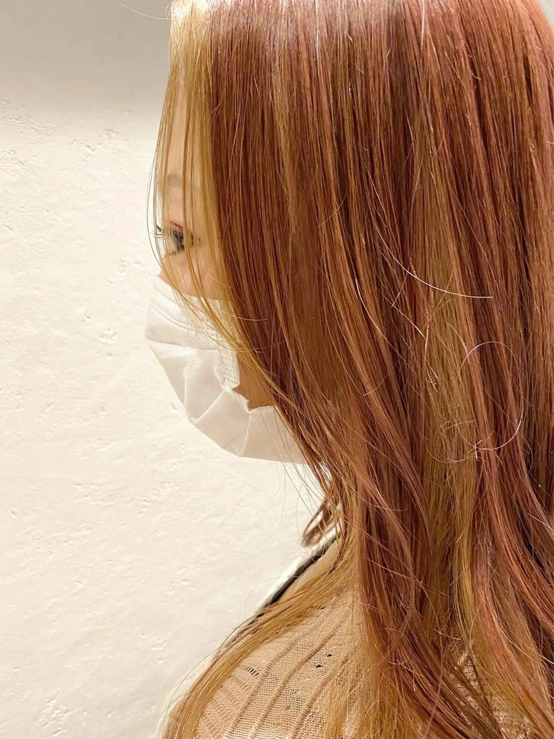 ミディアム カラー ベージュカラー ピンクカラー ピンクベージュ 🉐メンズヘア特化 men's/ケンイチのヘアスタイル