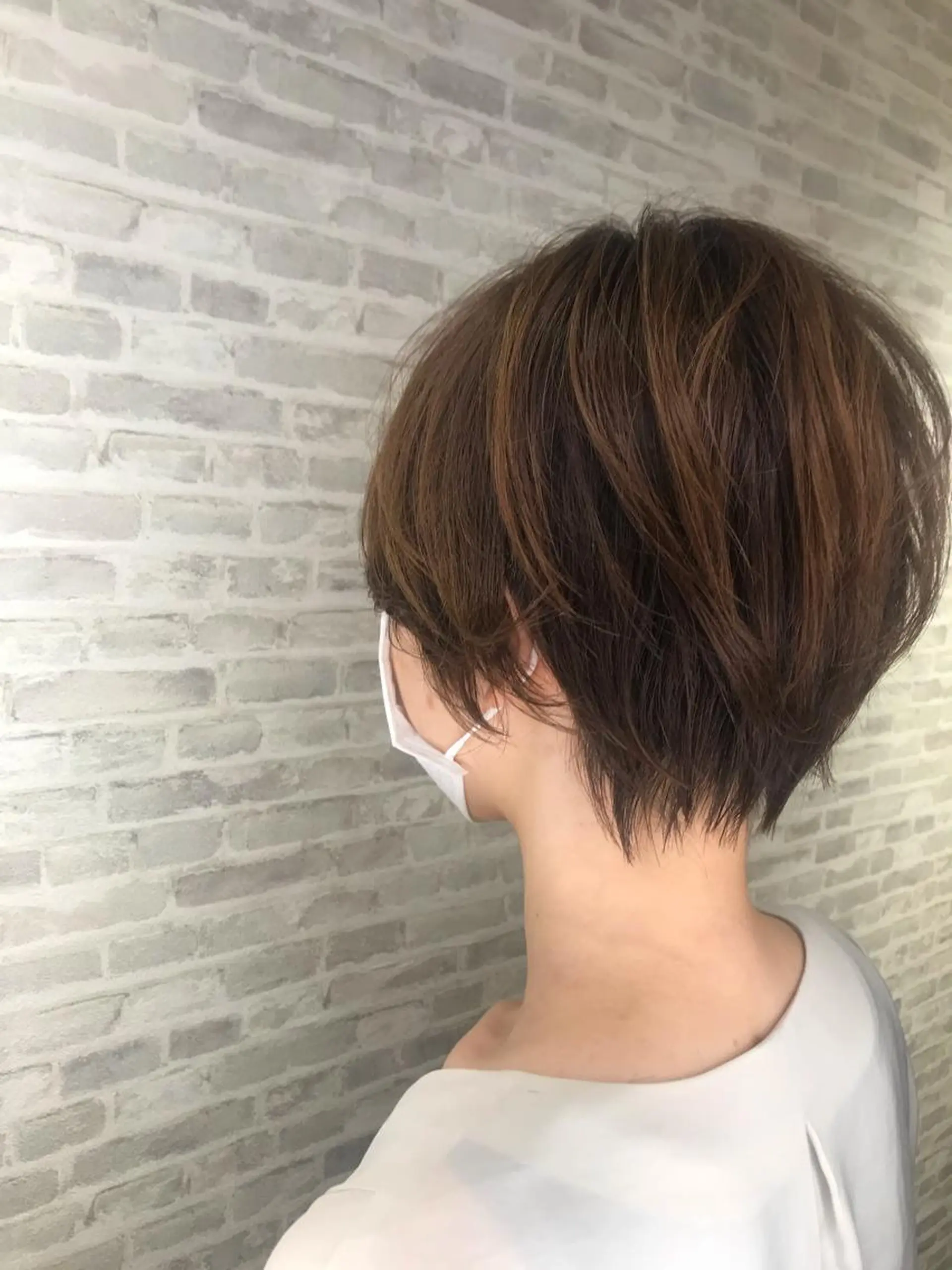 ショート カット Noa Links所属・平田 怜のヘアスタイル
