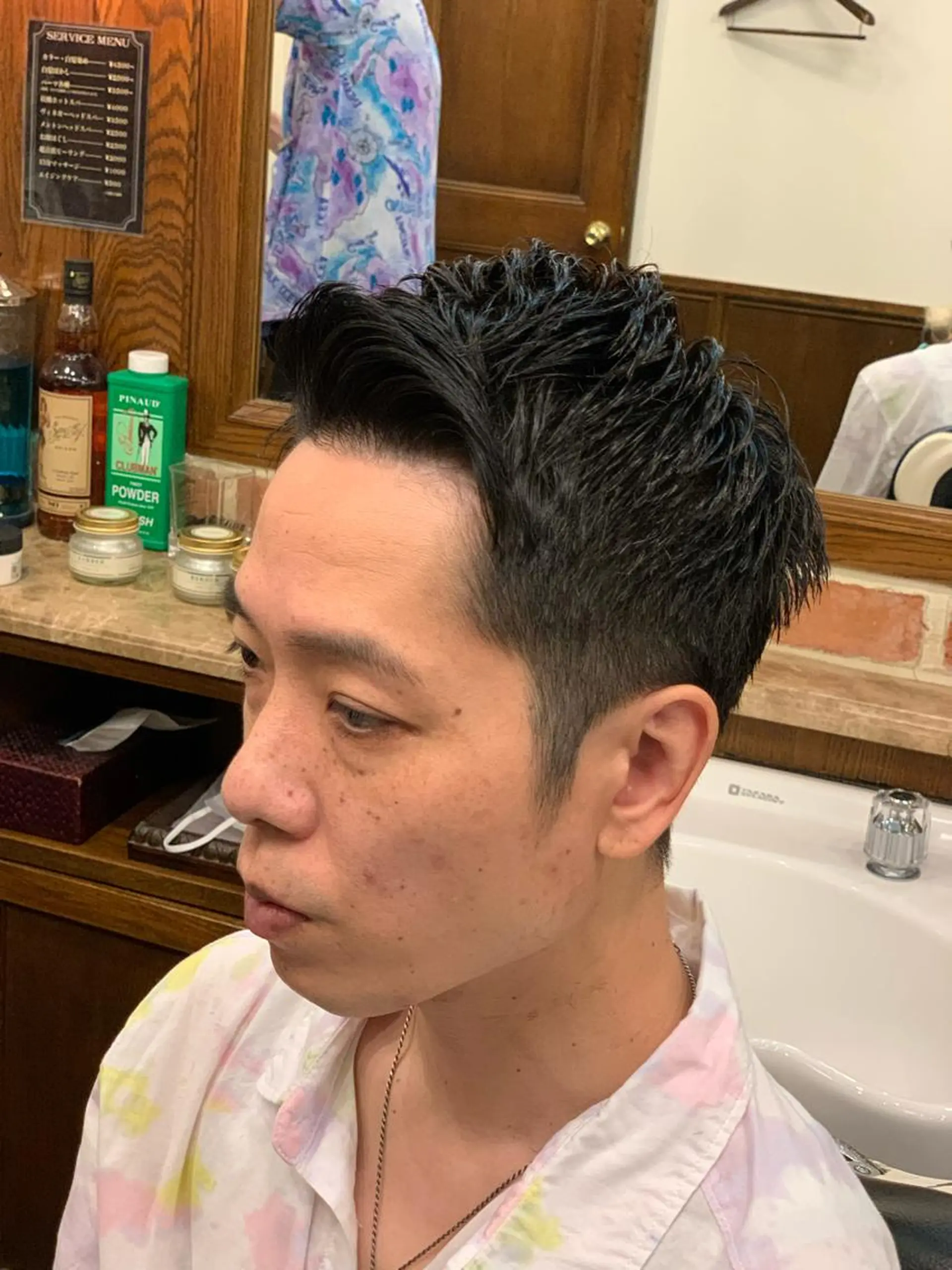 ショート メンズ ヒロ銀座 バーバーショップ神楽坂所属・ひらお あおとのヘアスタイル