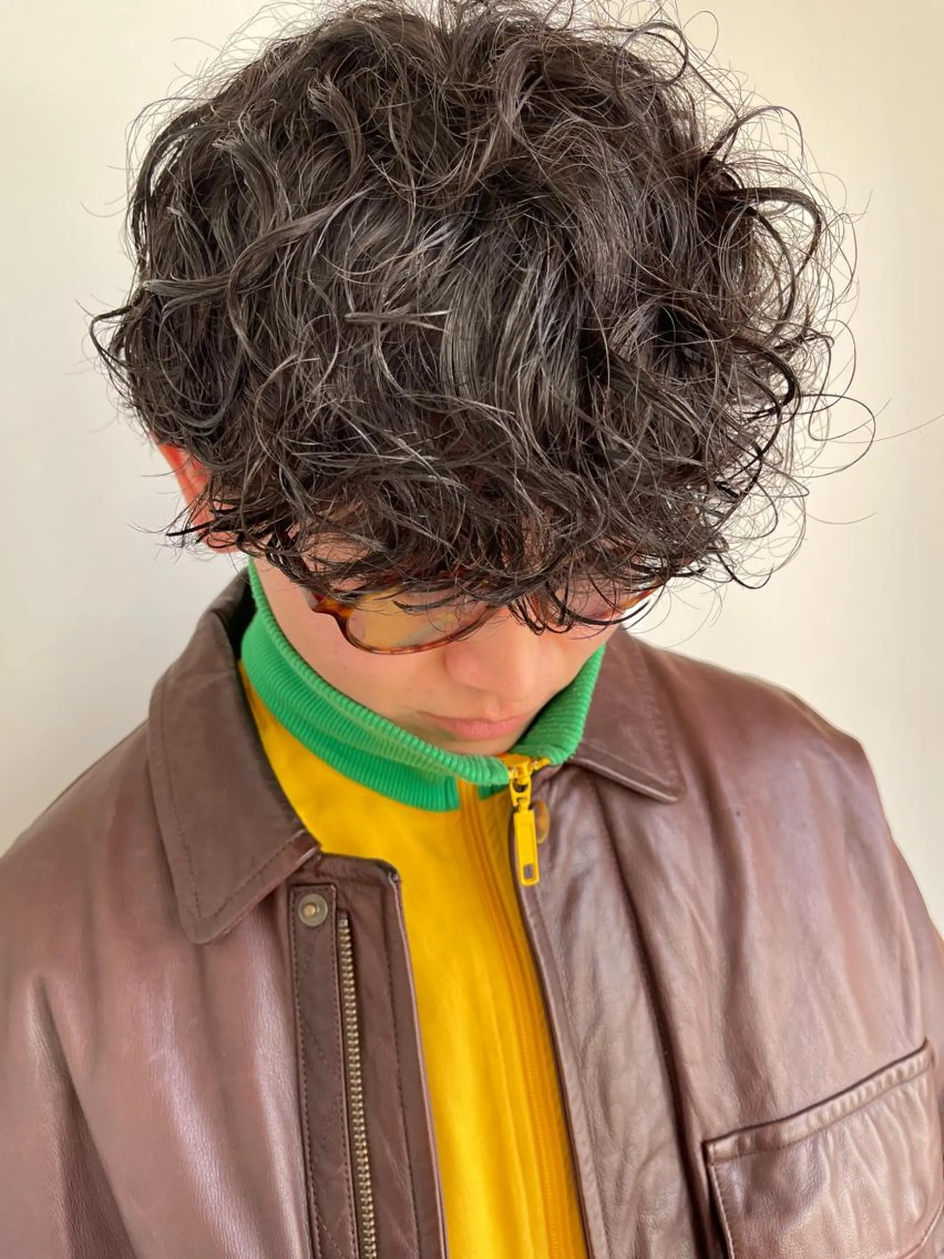 パーマ メンズ himeka🪽 アレンジ/ブリーチのヘアスタイル