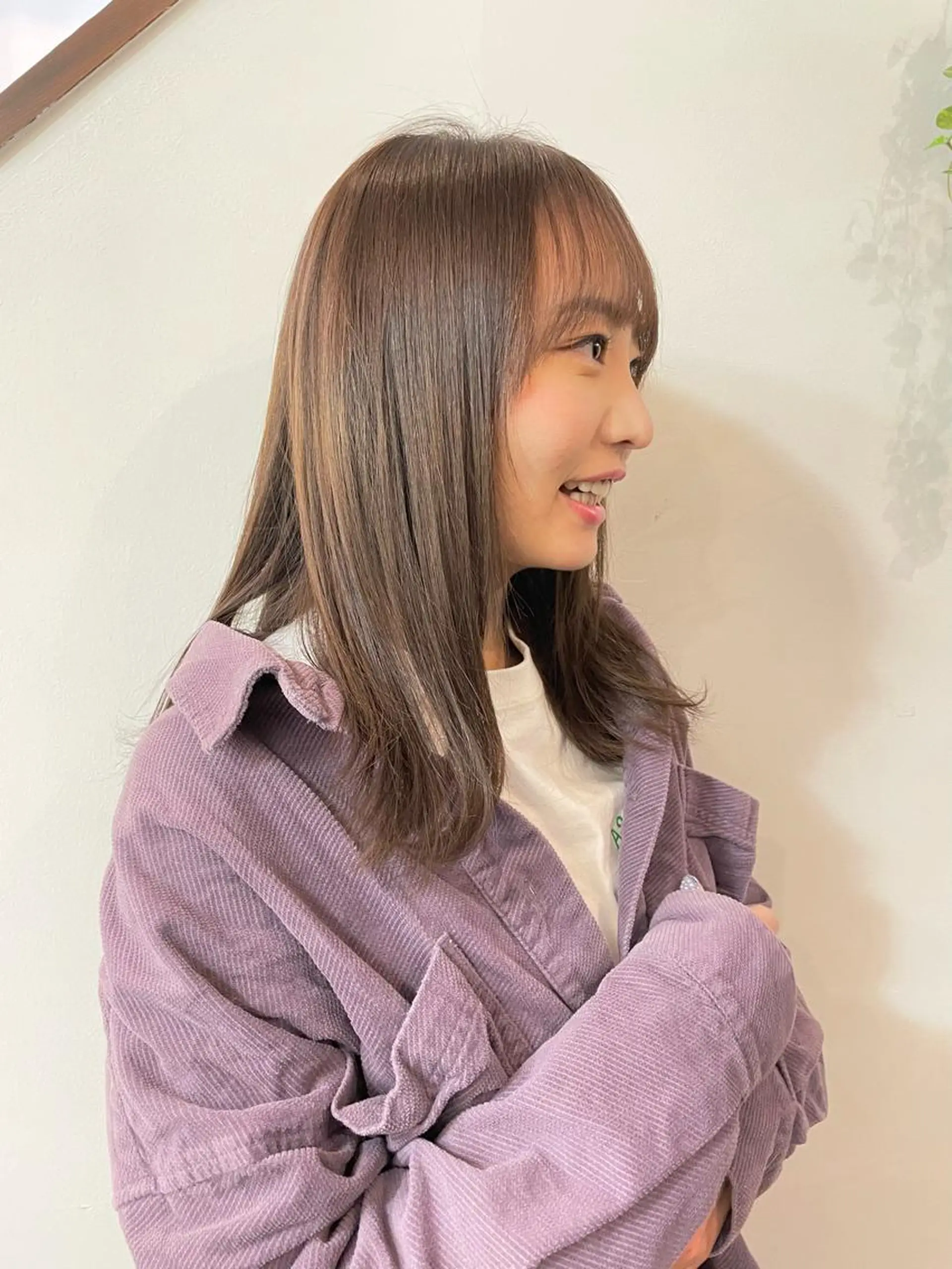 セミロング カラー ツヤ美髪💐 髪質改善/高山愛来のヘアスタイル