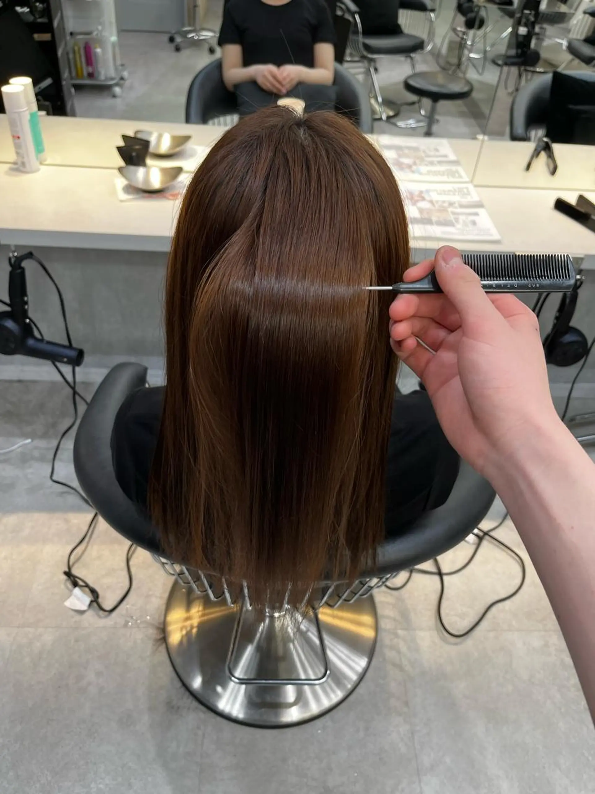 ロング 池袋/似合わせ/縮毛 髪質改善【ugen】のヘアスタイル