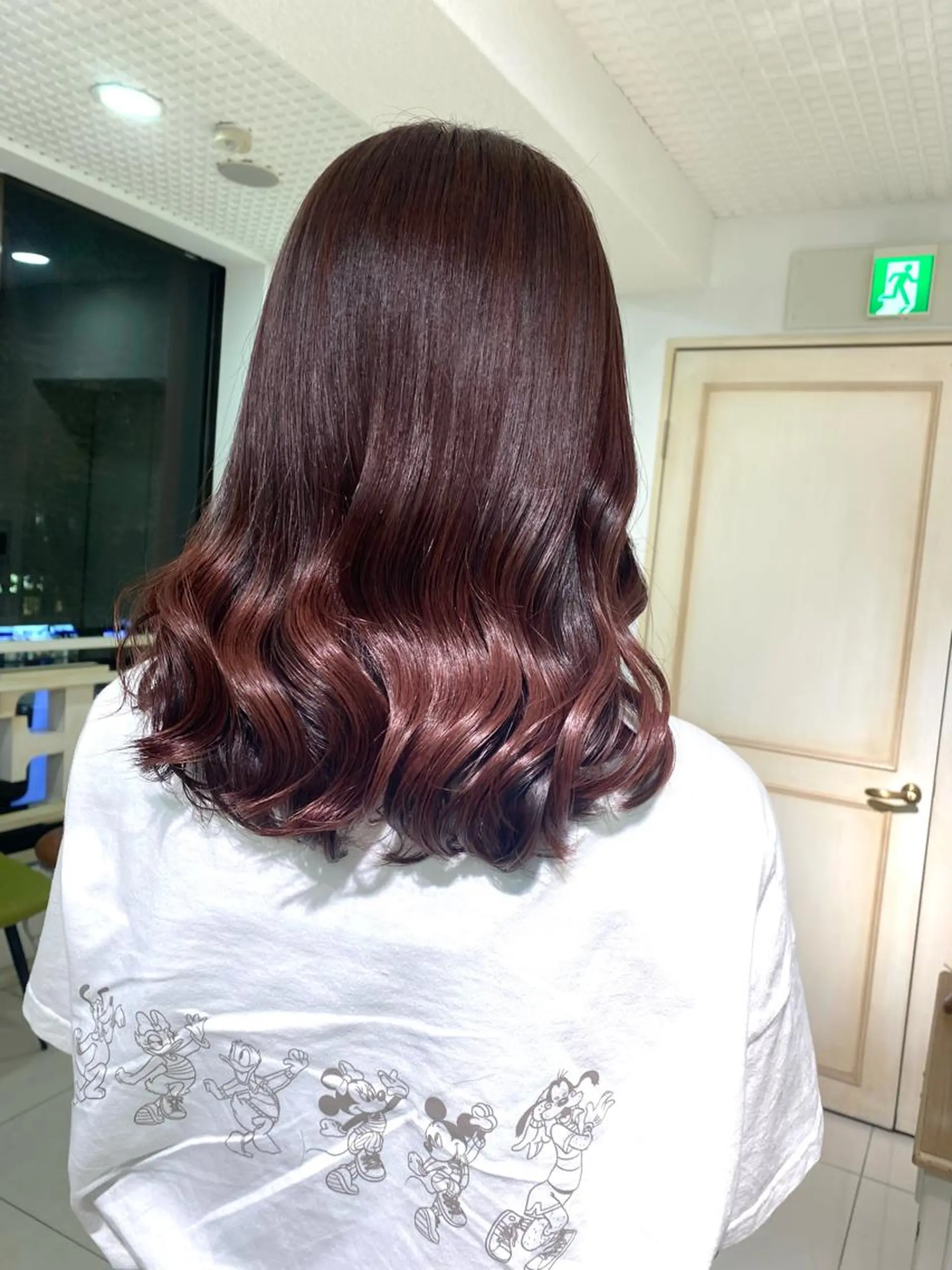 セミロング カラー ヘアアレンジ 透明感カラー 古山 結季🌙🖤のヘアスタイル