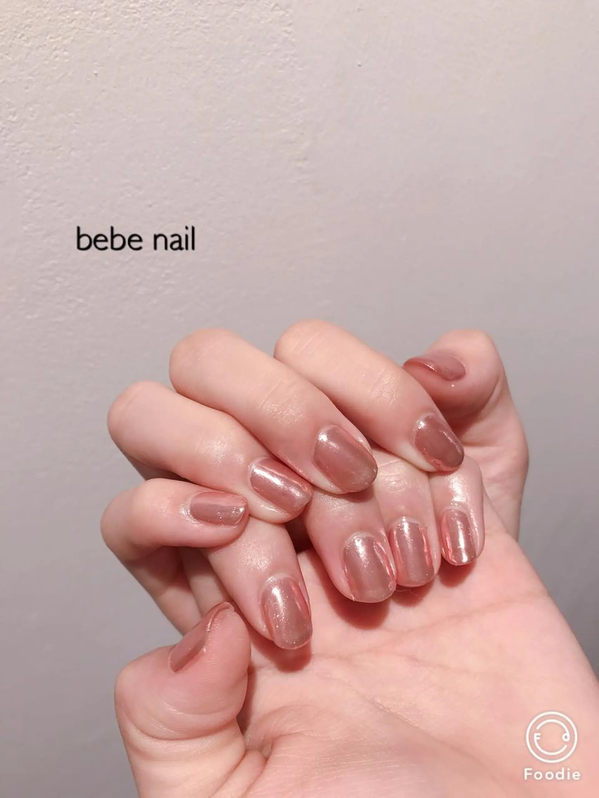 ネイル ミラーネイル ピンク Ann nailのネイルデザイン